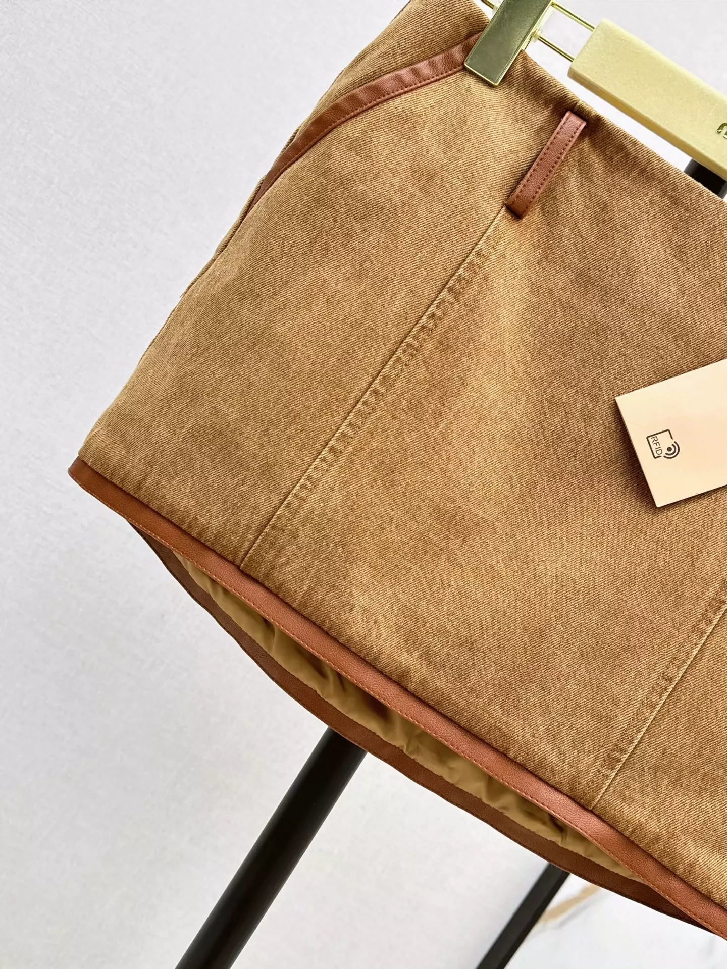 25ss suede skirt