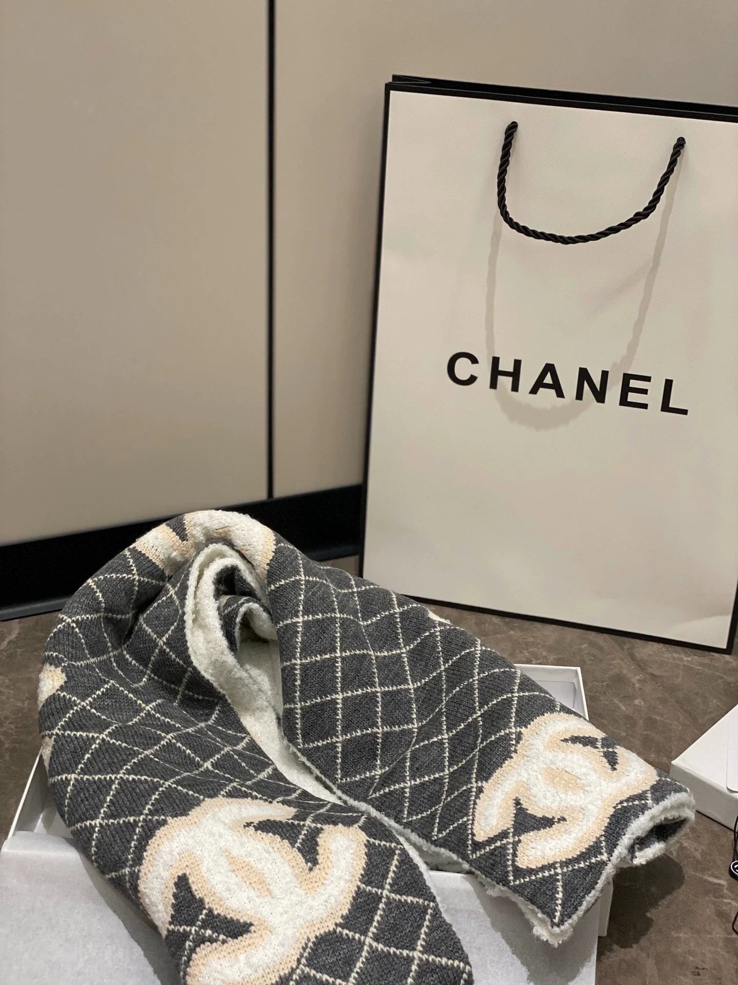 25fw Double sided new scarf