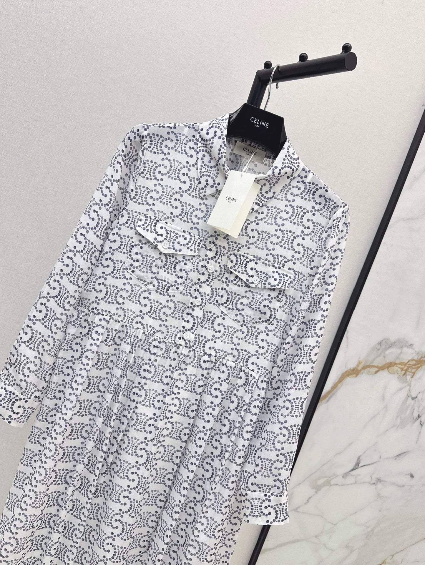 2025 new product Printed silk dress