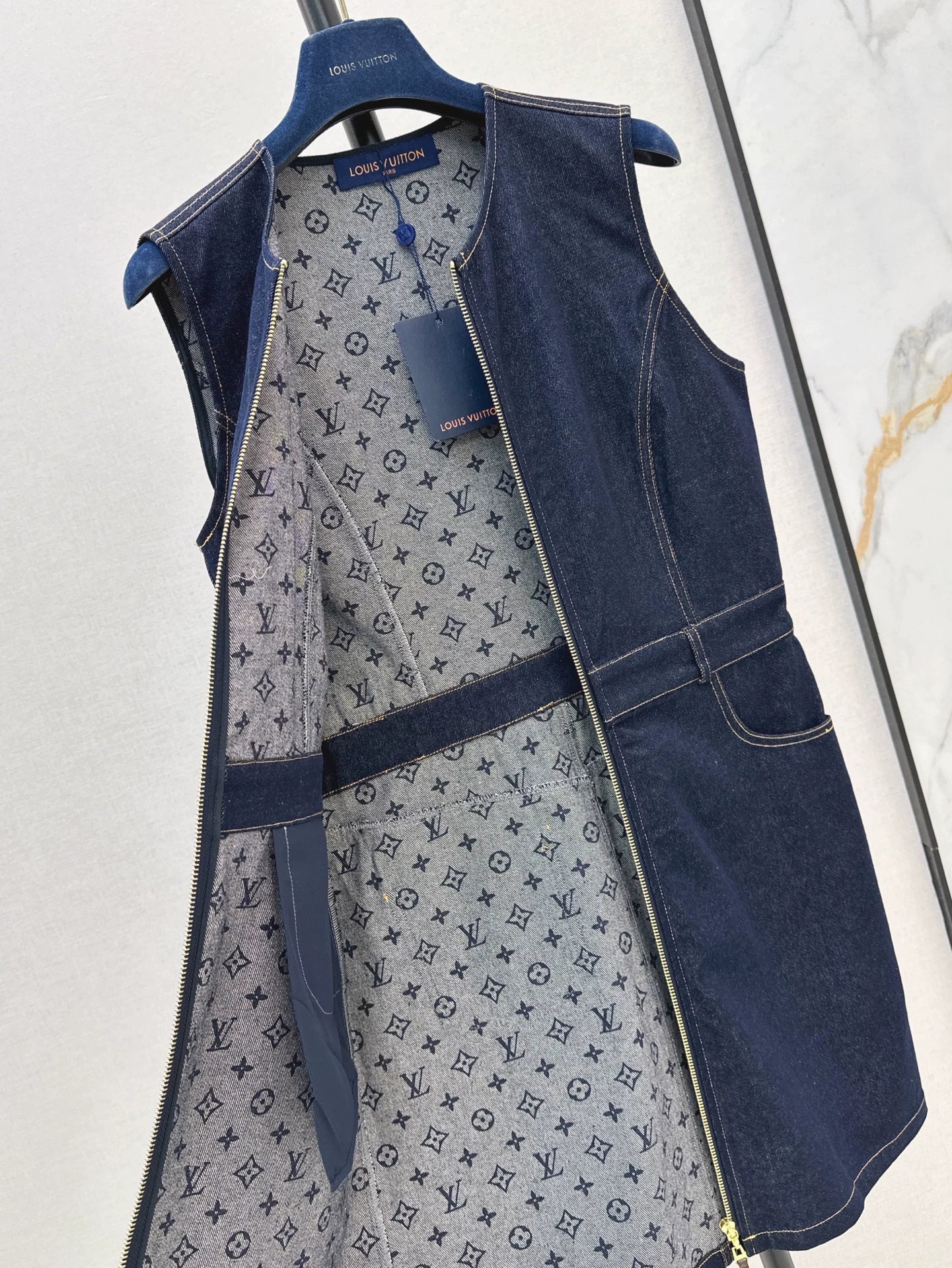 2025 new product Denim vest skirt
