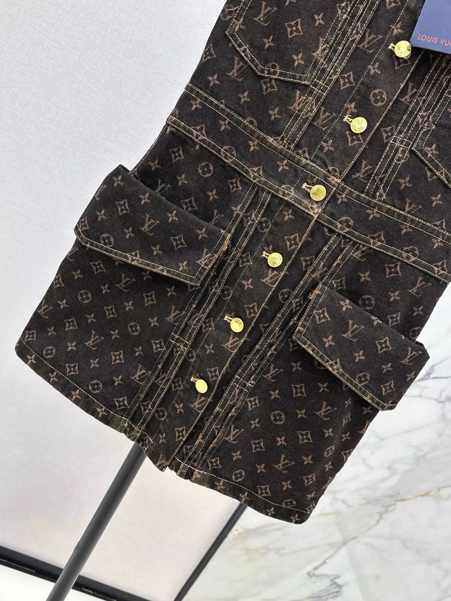 2025 new products Denim vest skirt