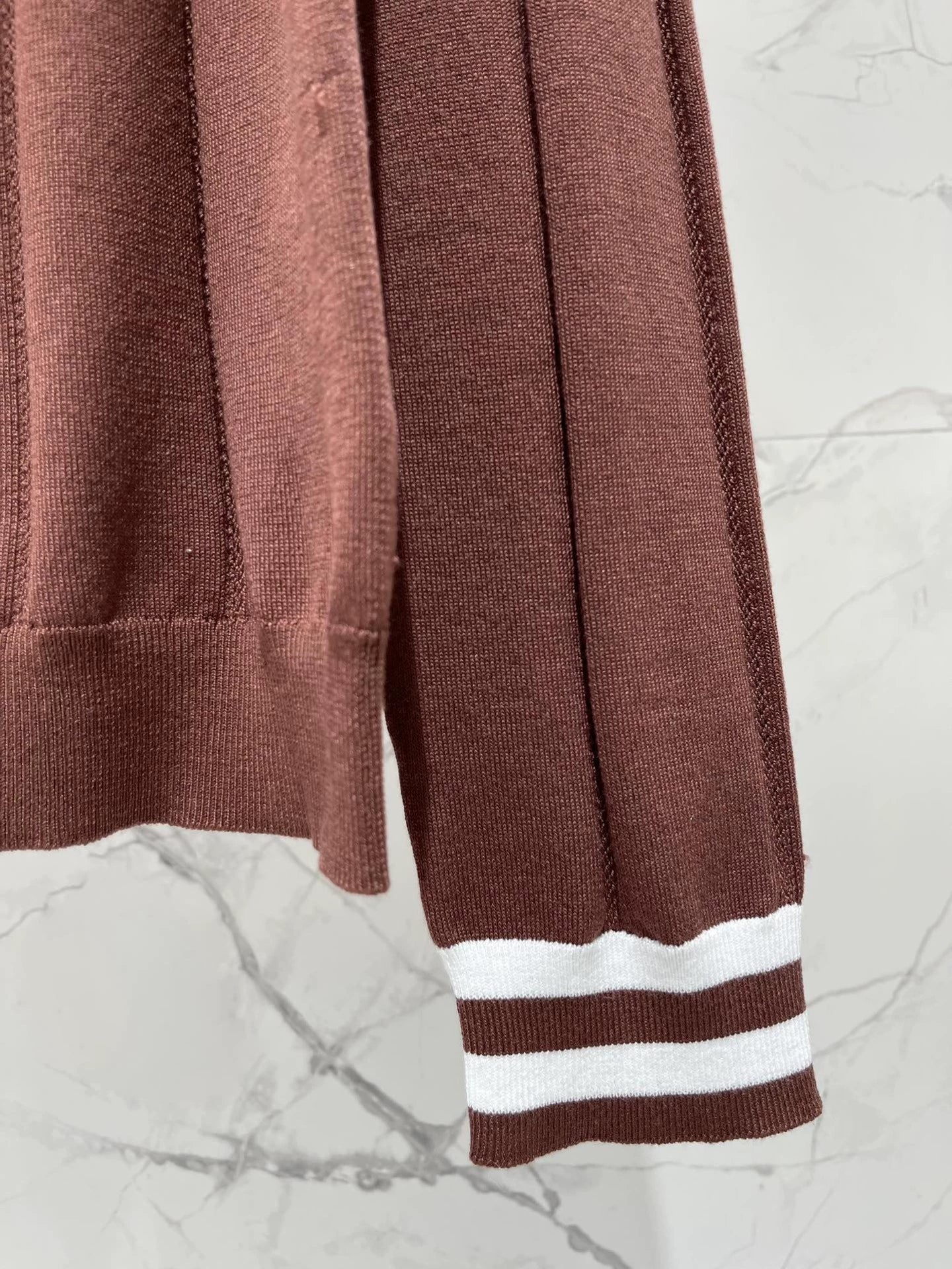 25 Early Autumn New Knitted Long Sleeve Zipper Jacket
