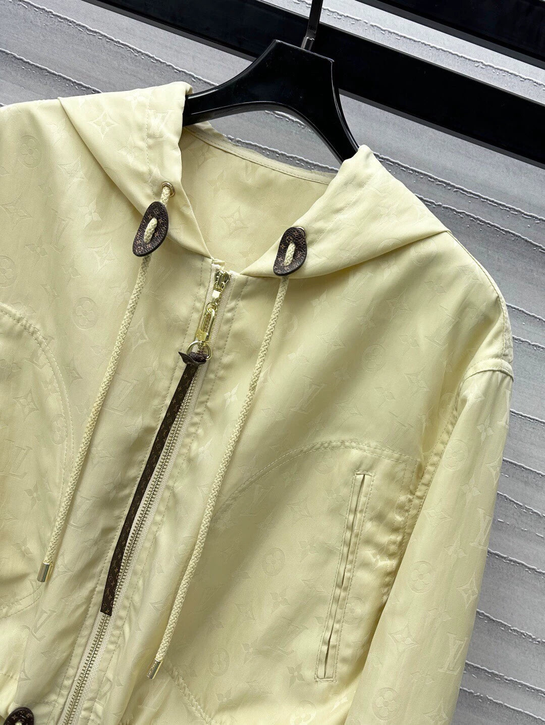 25 jacquard hooded jacket