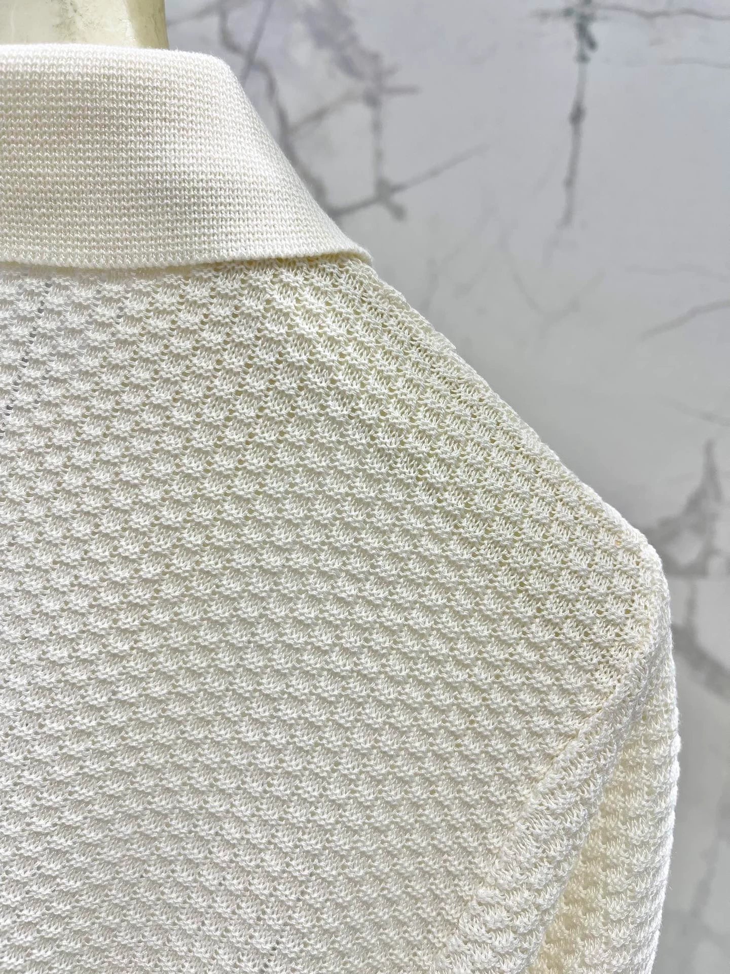 2025 new product Embroidered knitted short sleeves