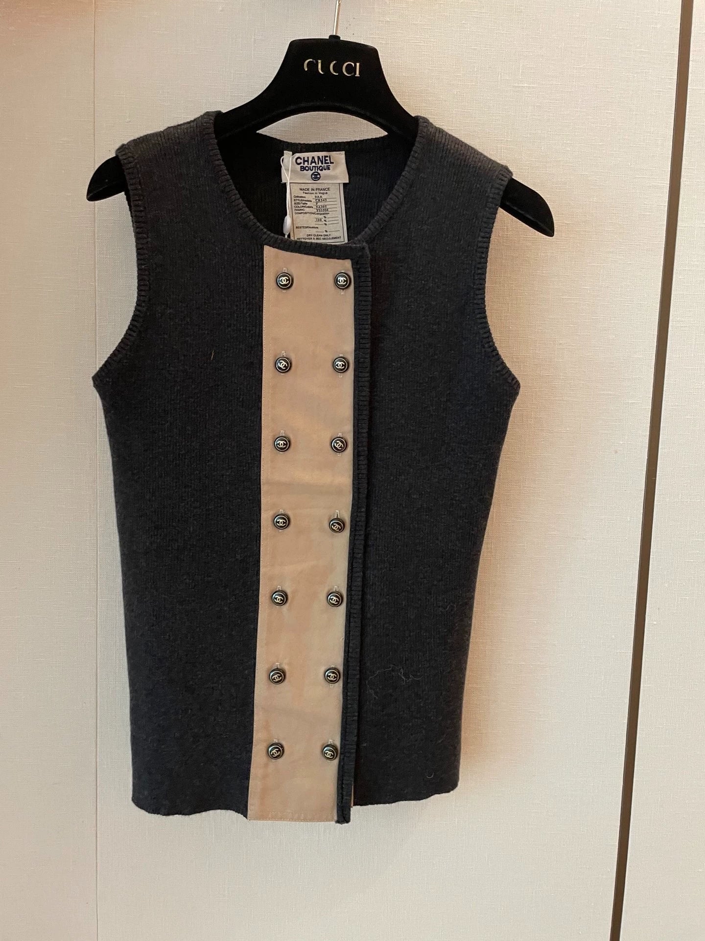 25fw Retro design sleeveless vest(Medieval Series)