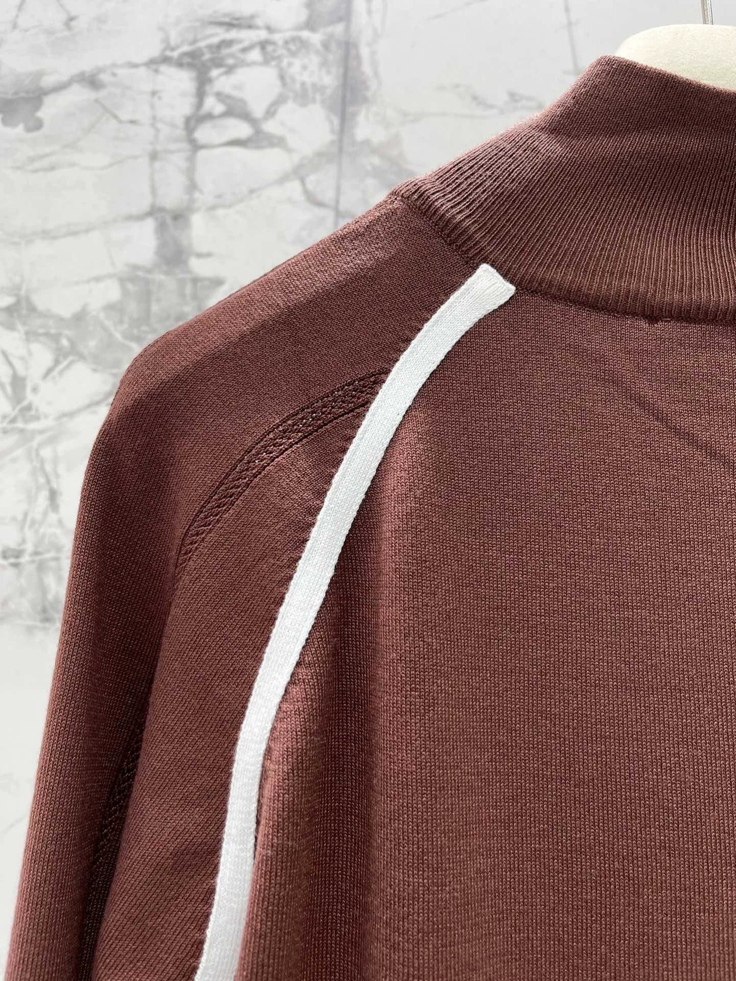 25 Early Autumn New Knitted Long Sleeve Zipper Jacket