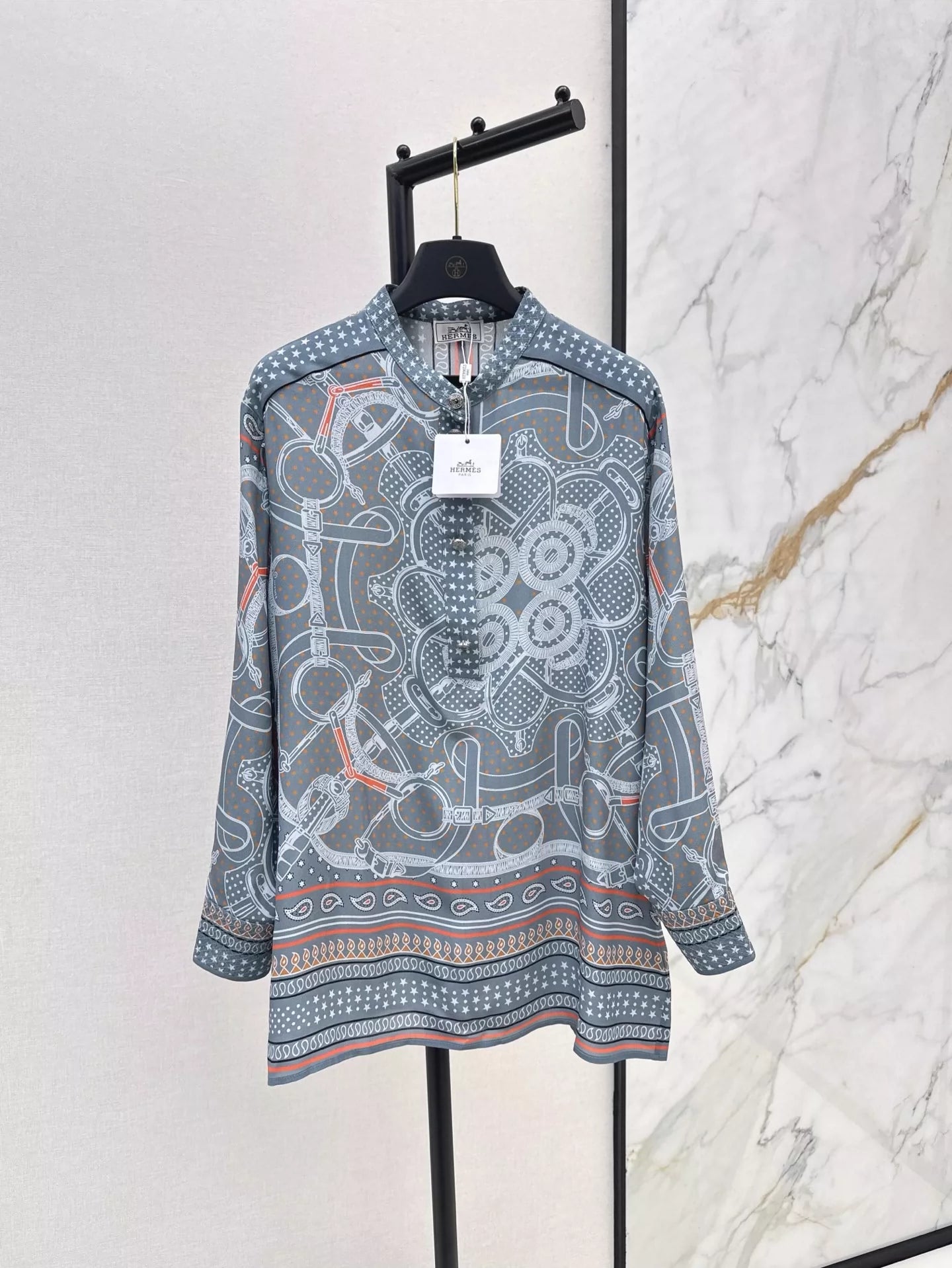25ss silk buttons shirt