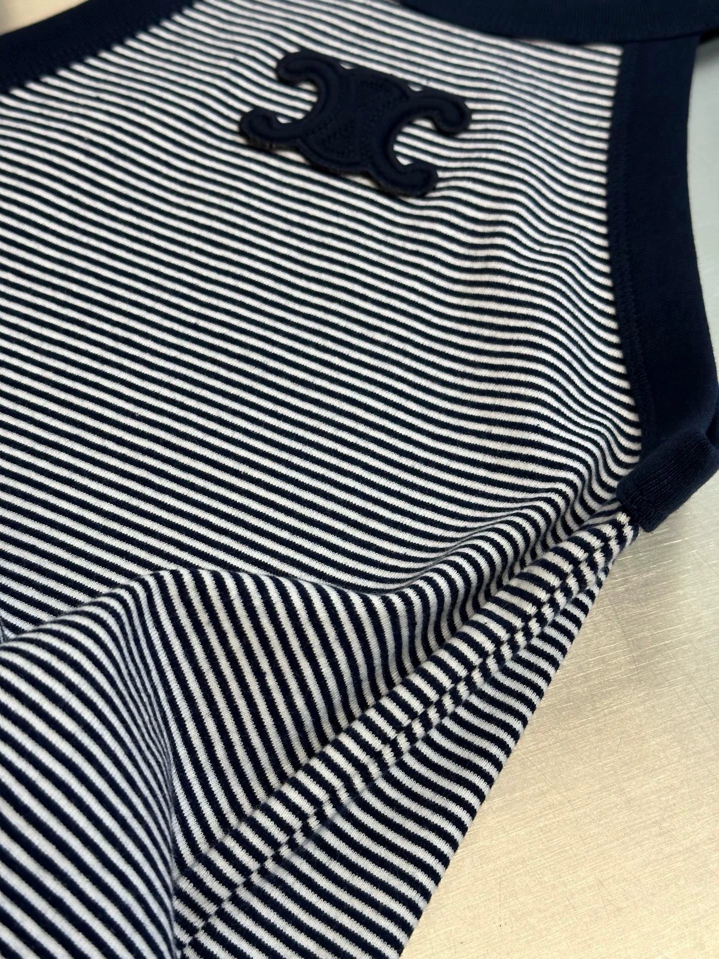 Classic Striped Knit Vest