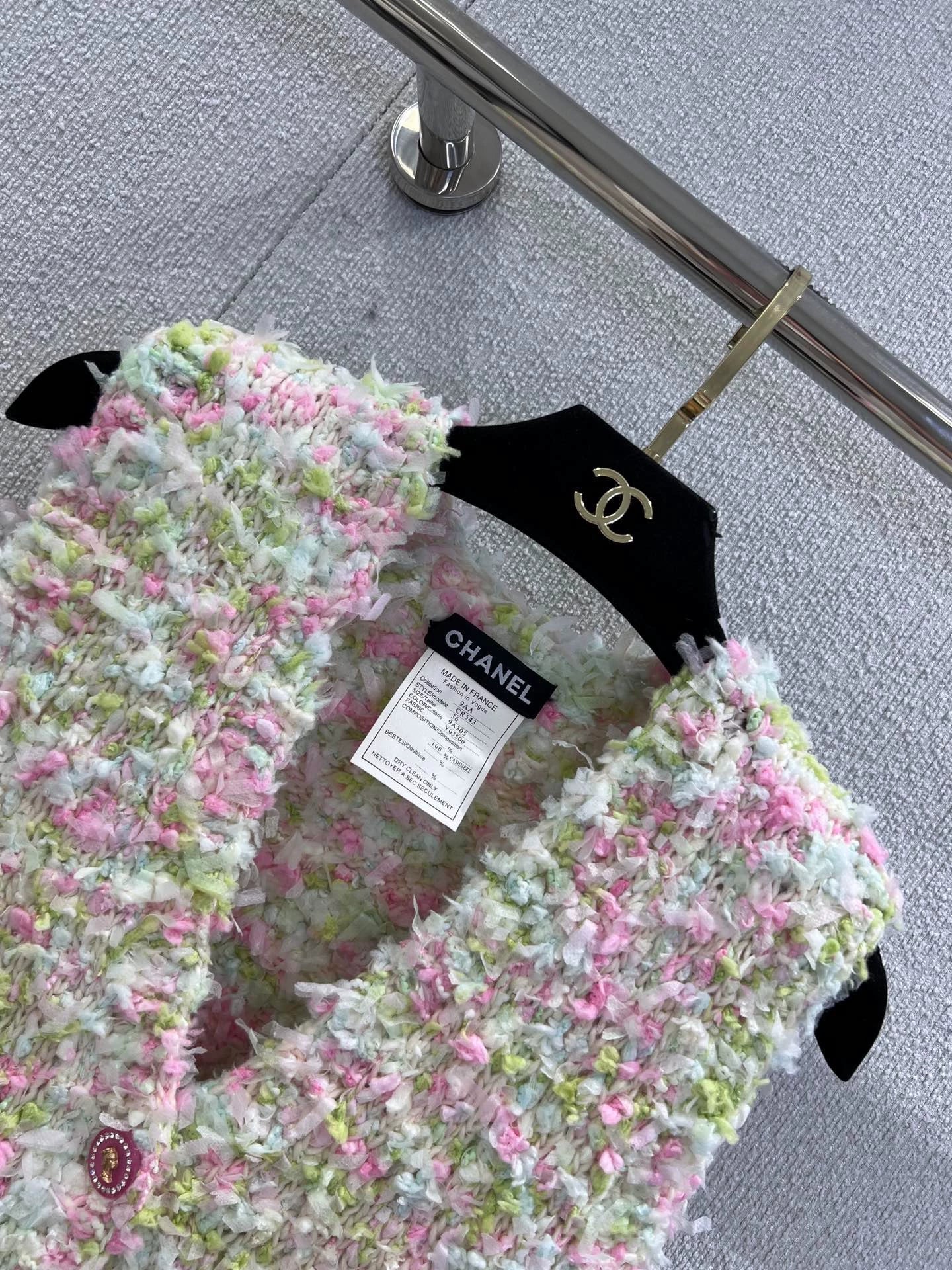 25fw Colorful macaron knitted vest(Medieval Series)