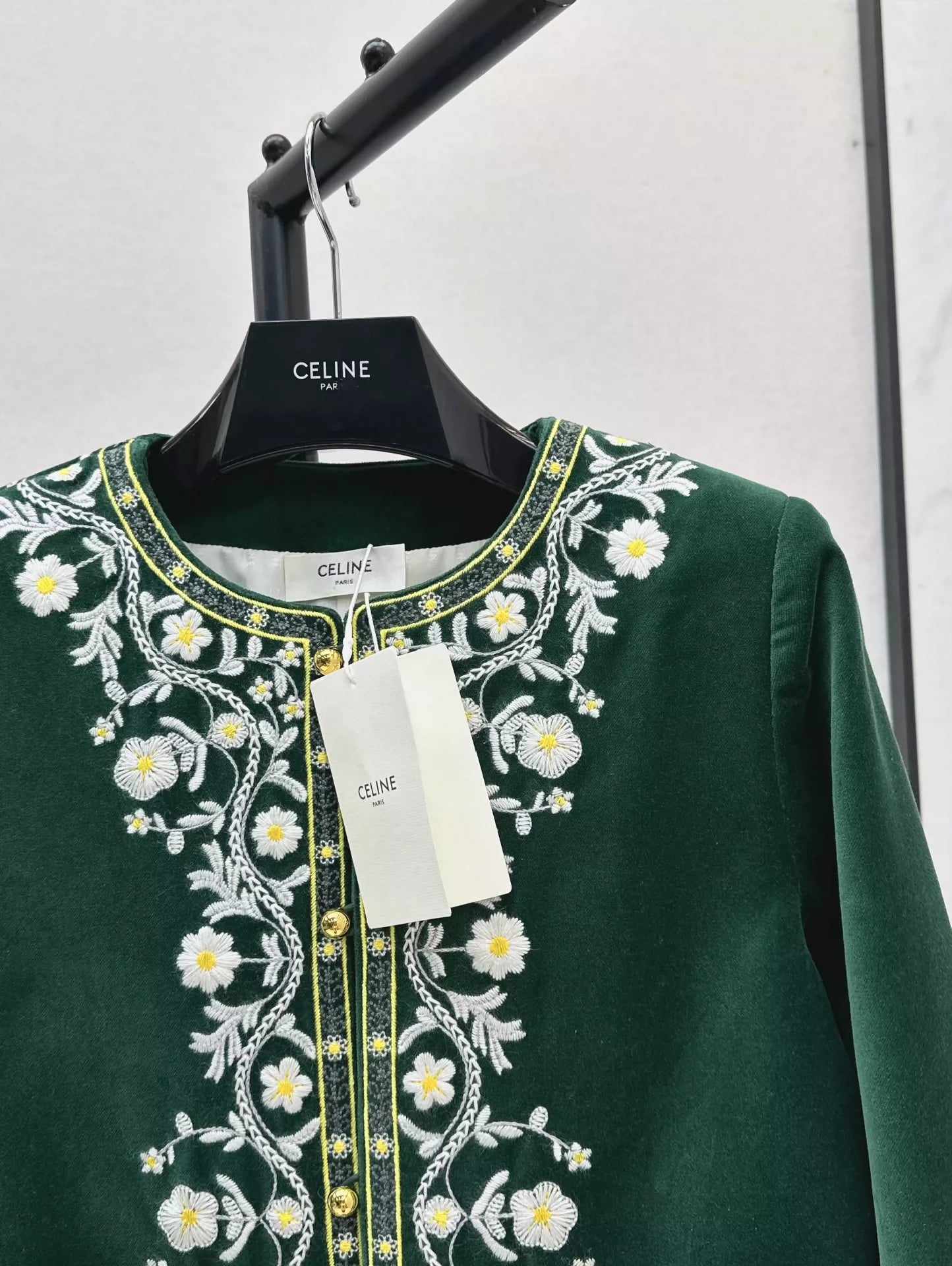 2025 new product Velvet embroidered jacket