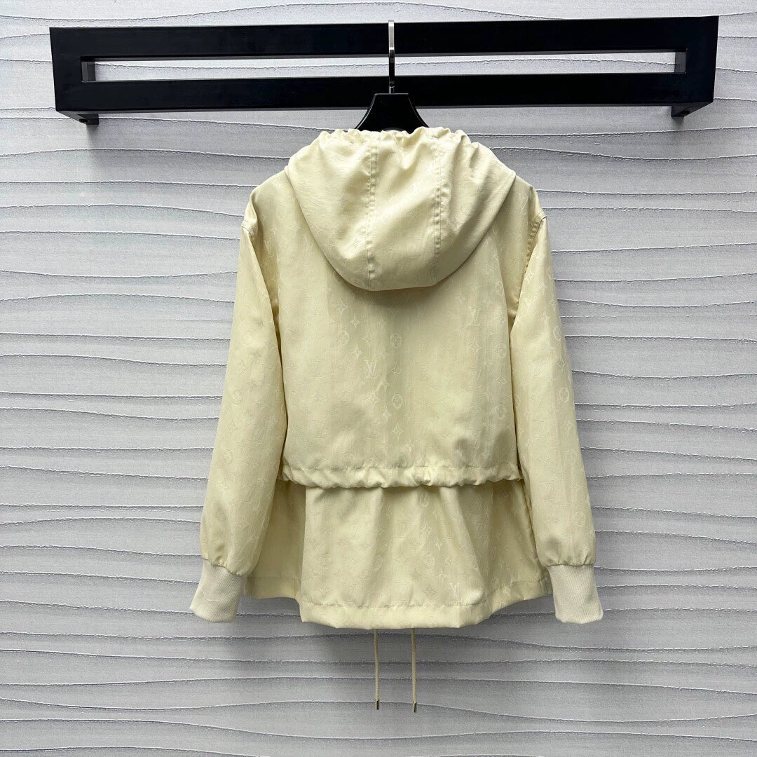 25 jacquard hooded jacket