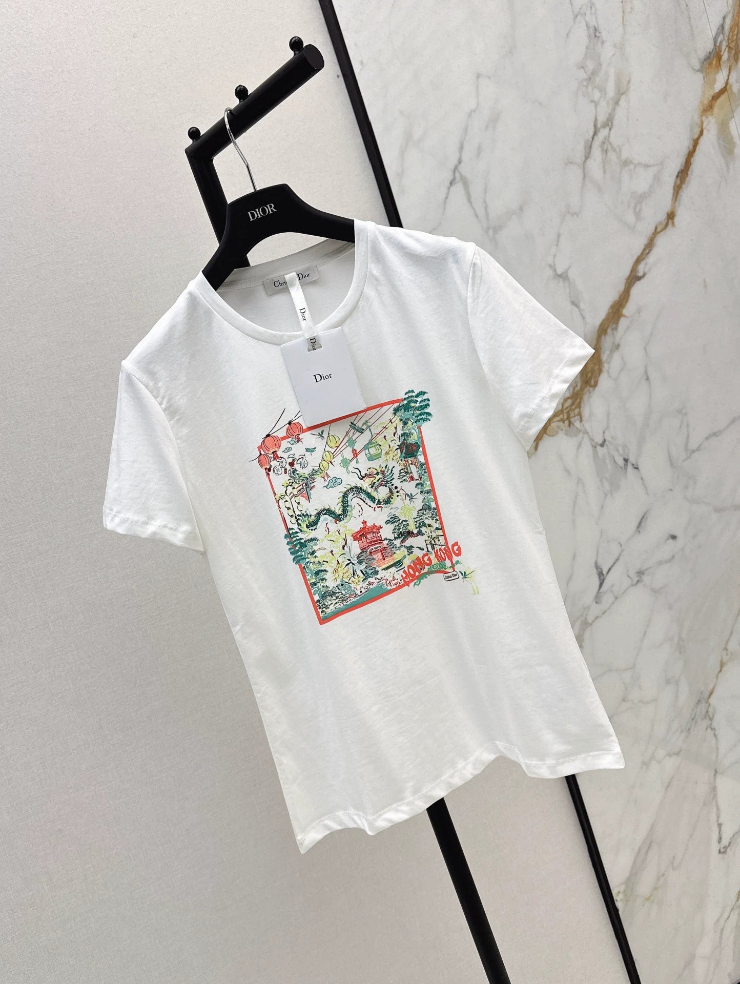 2025 new product Round neck printed T-shirt