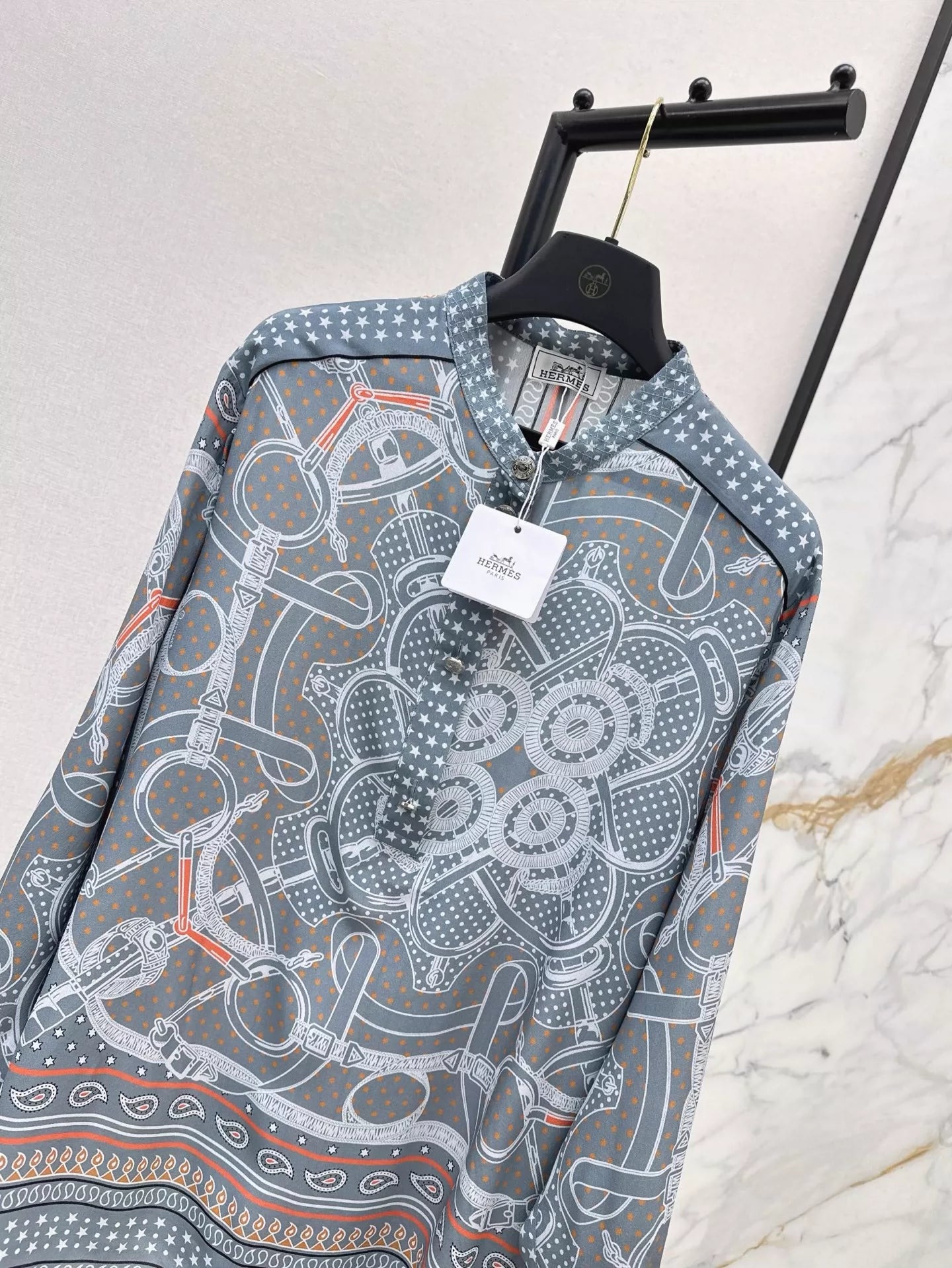25ss silk buttons shirt