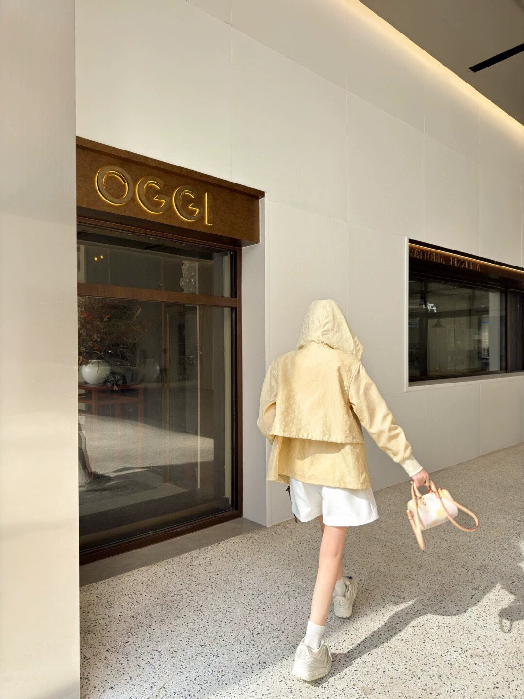 25 jacquard hooded jacket