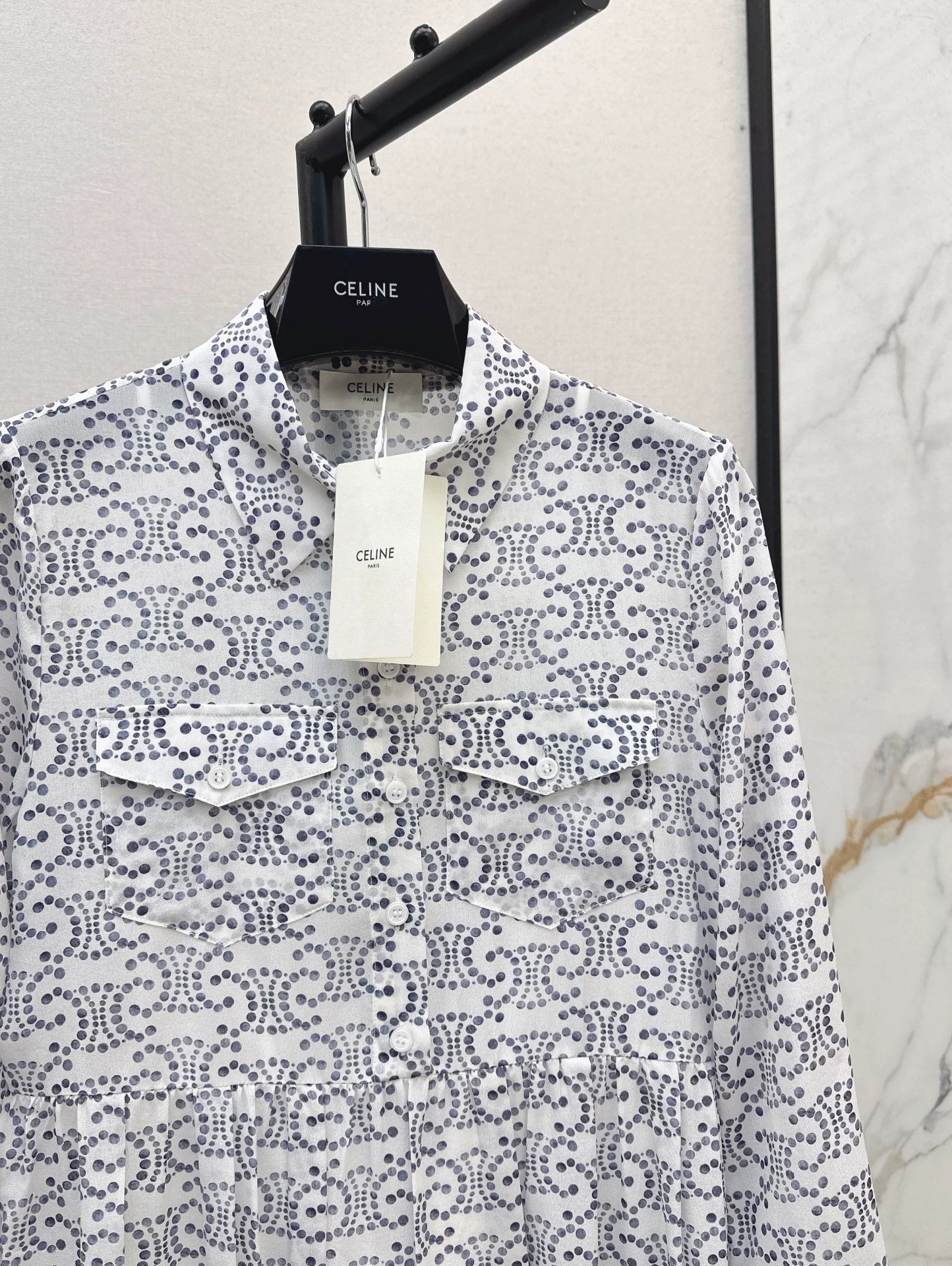 2025 new product Printed silk dress