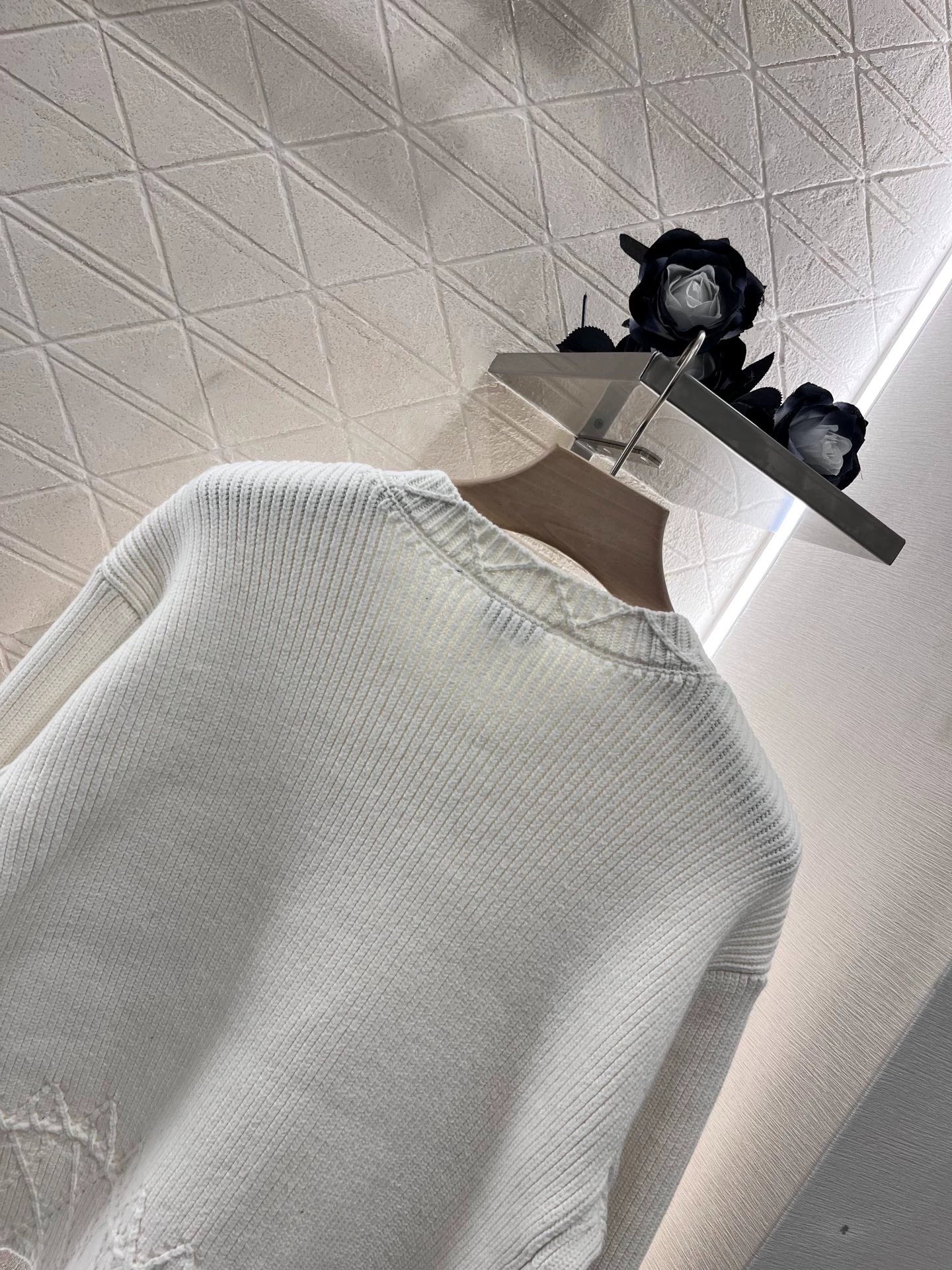 25fw Lingge pocket knitted cardigan