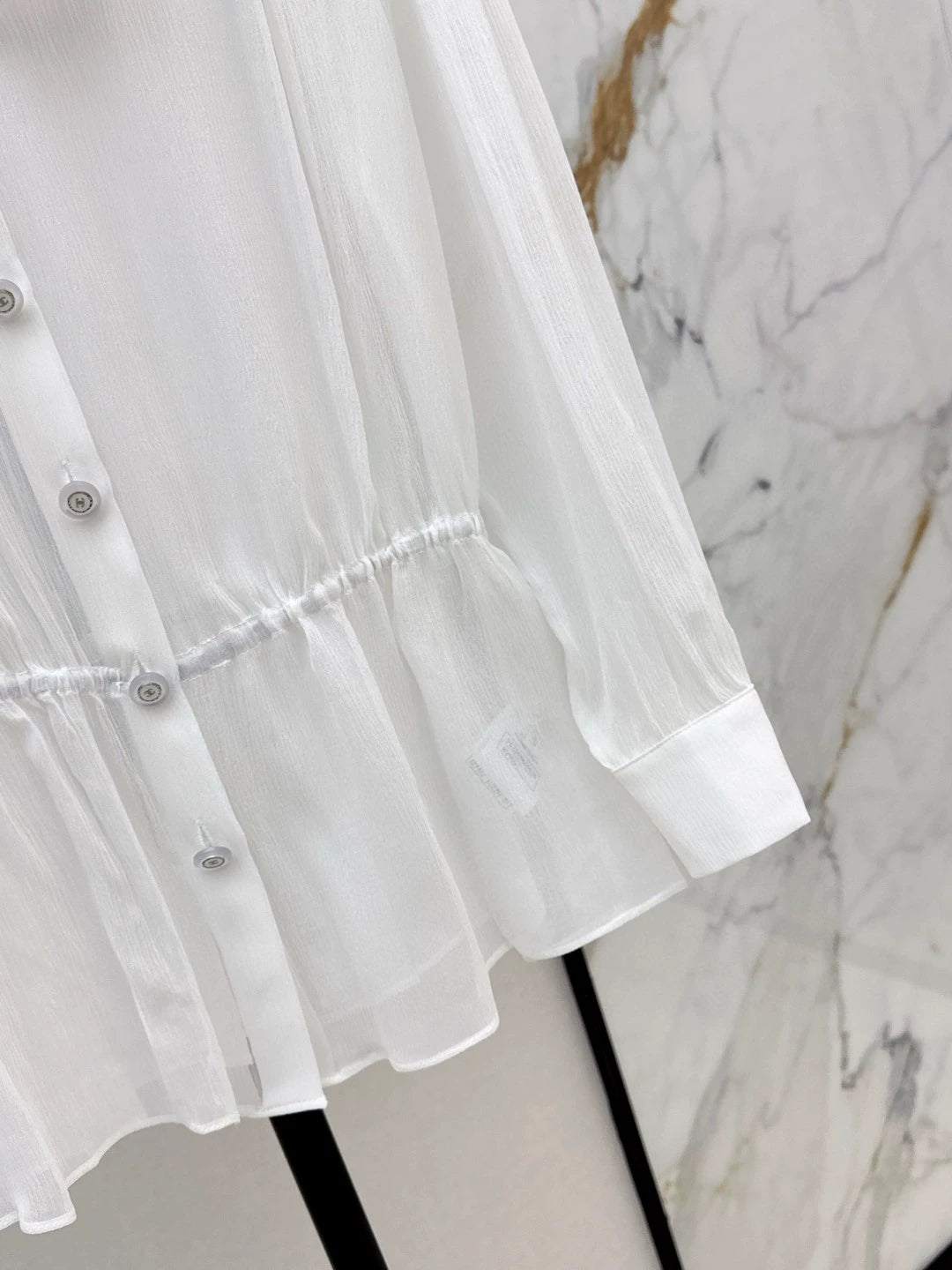 25 Early Spring and Summer New Ruffle Chiffon Shirt