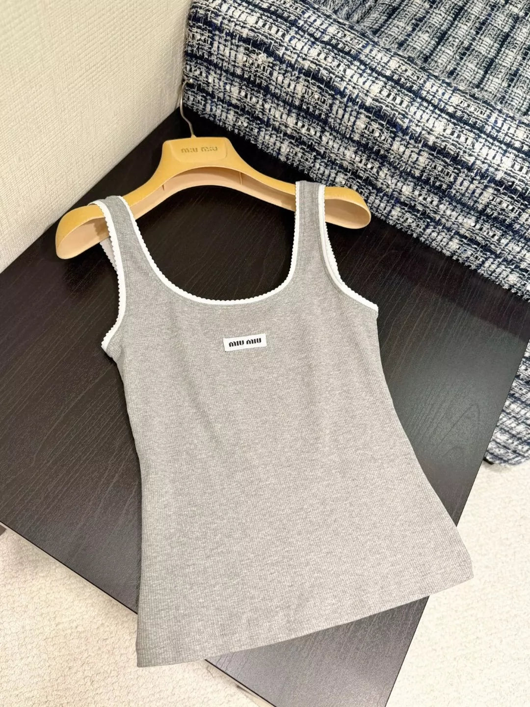 25ss new letter logo lace vest