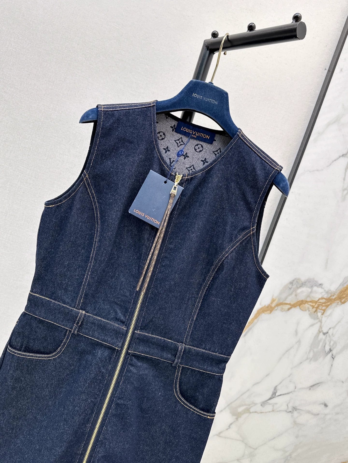2025 new product Denim vest skirt