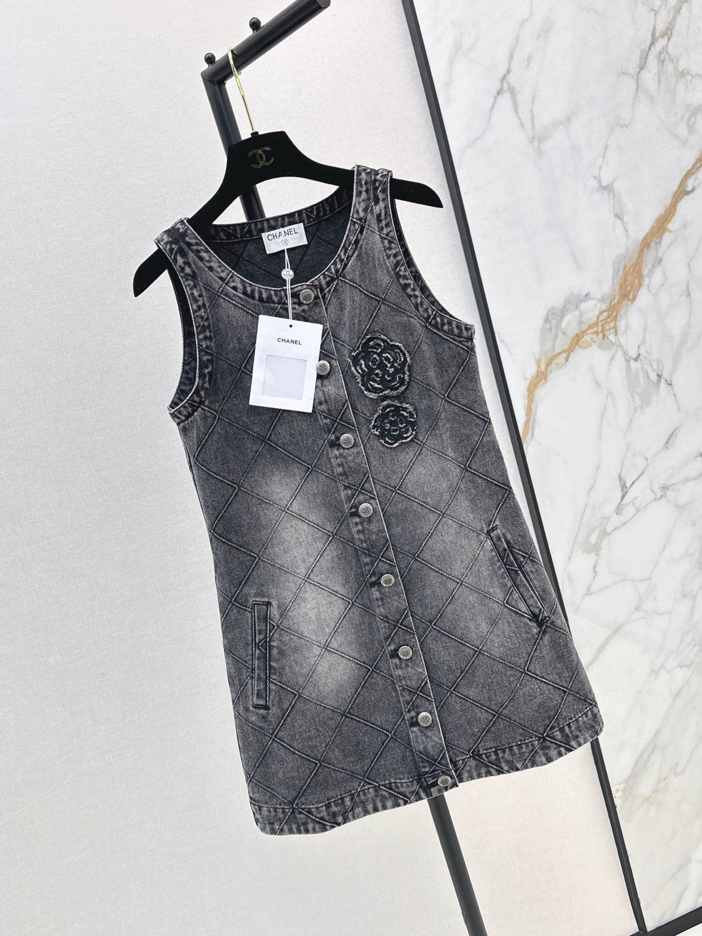 2025 new product Denim vest skirt