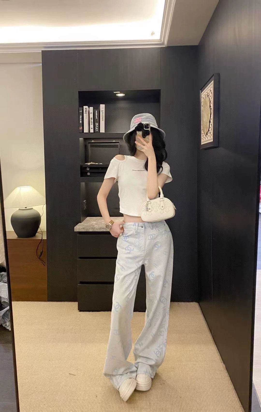 New Summer Dopamine Jacquard Straight Pants