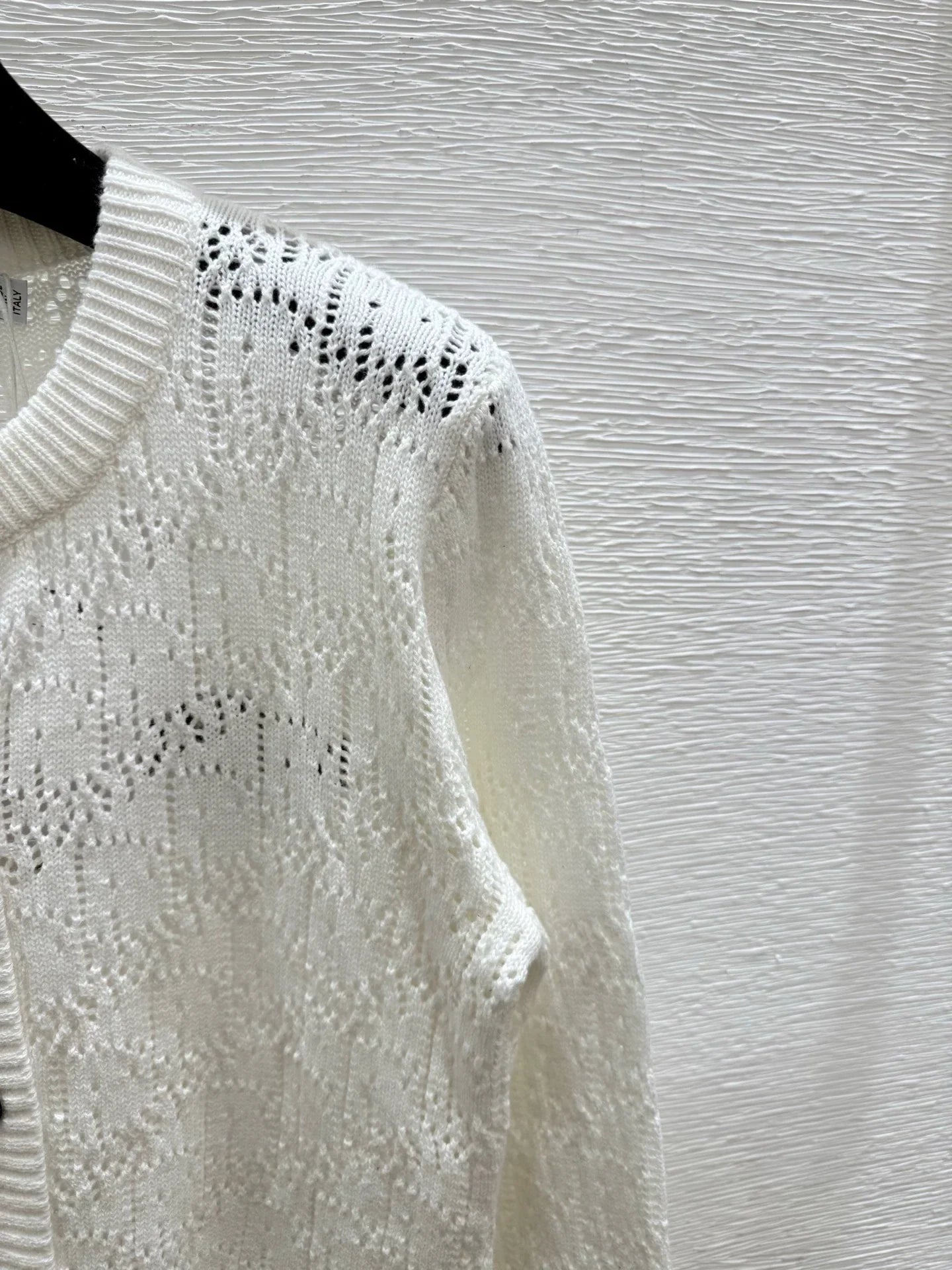 25fw Hollow knit cardigan