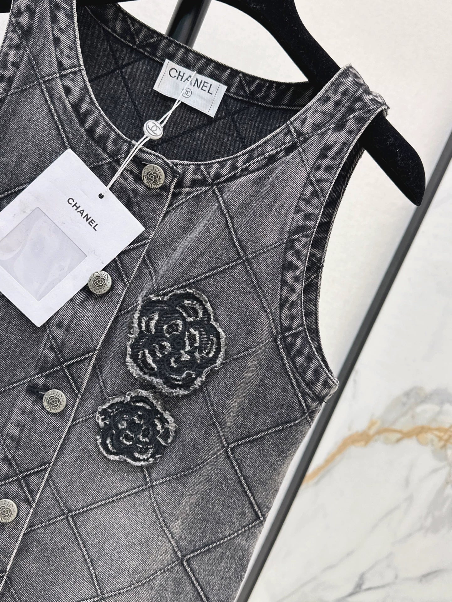 2025 new product Denim vest skirt