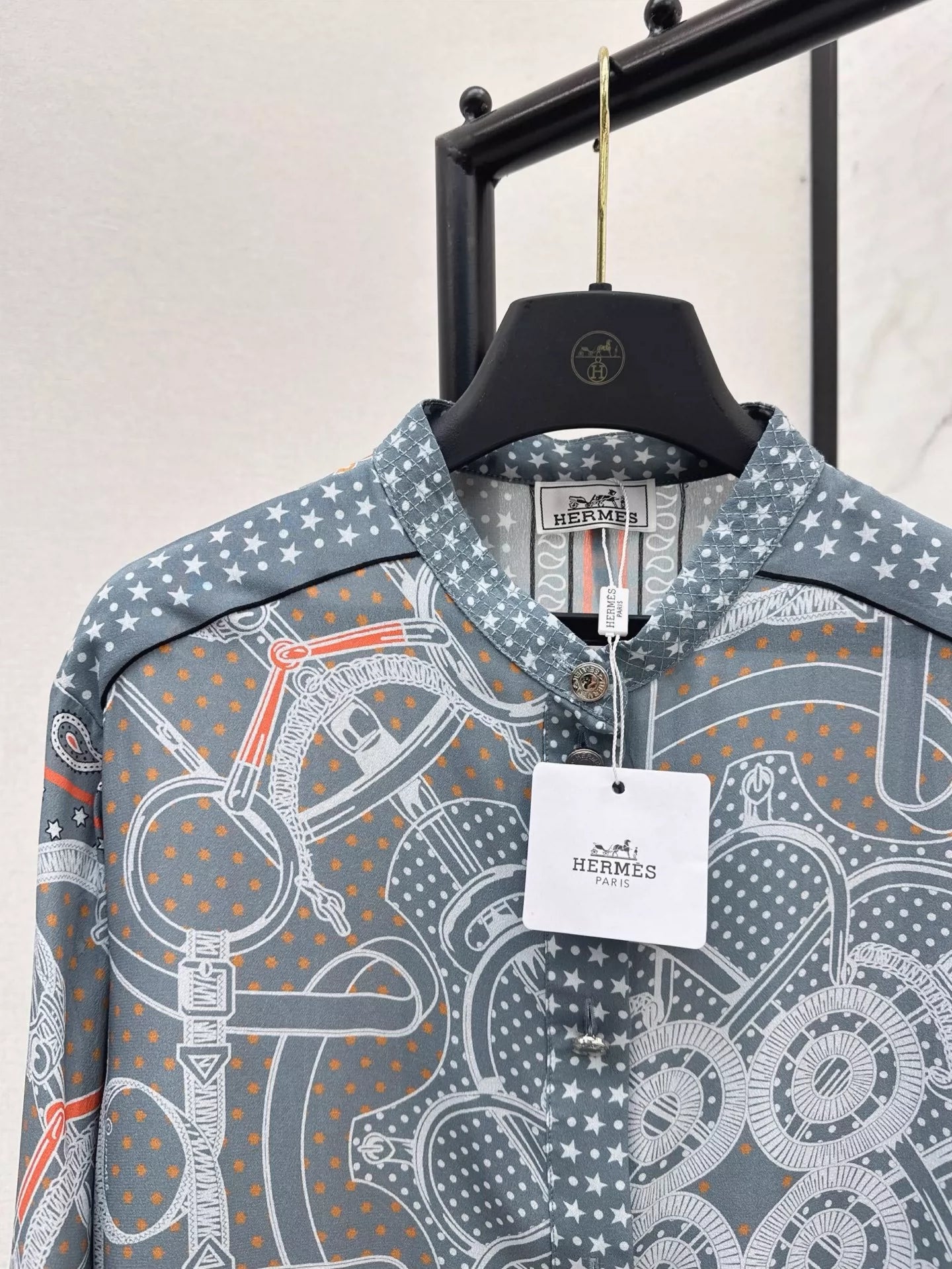 25ss silk buttons shirt