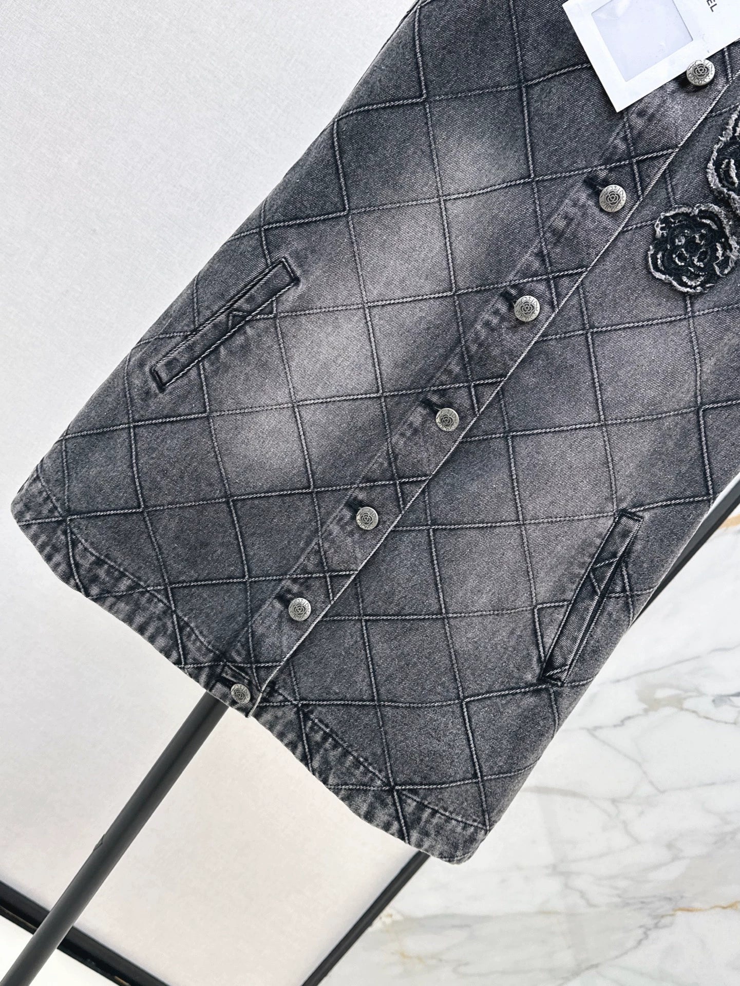 2025 new product Denim vest skirt