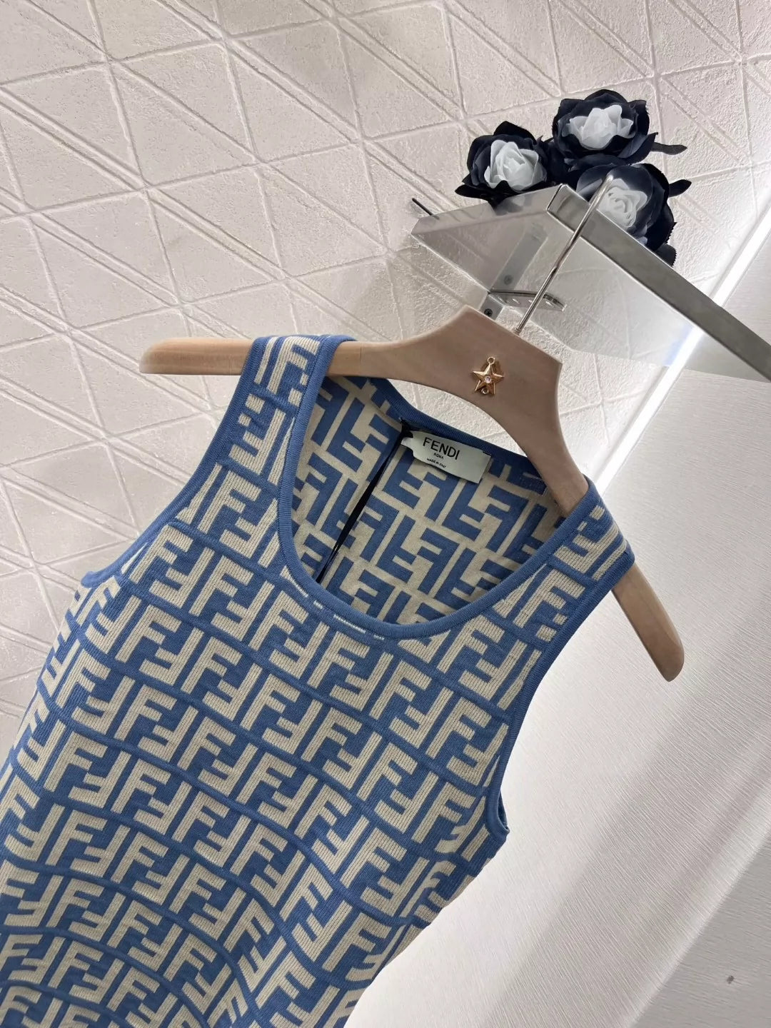 25ss jacquard knitted vest