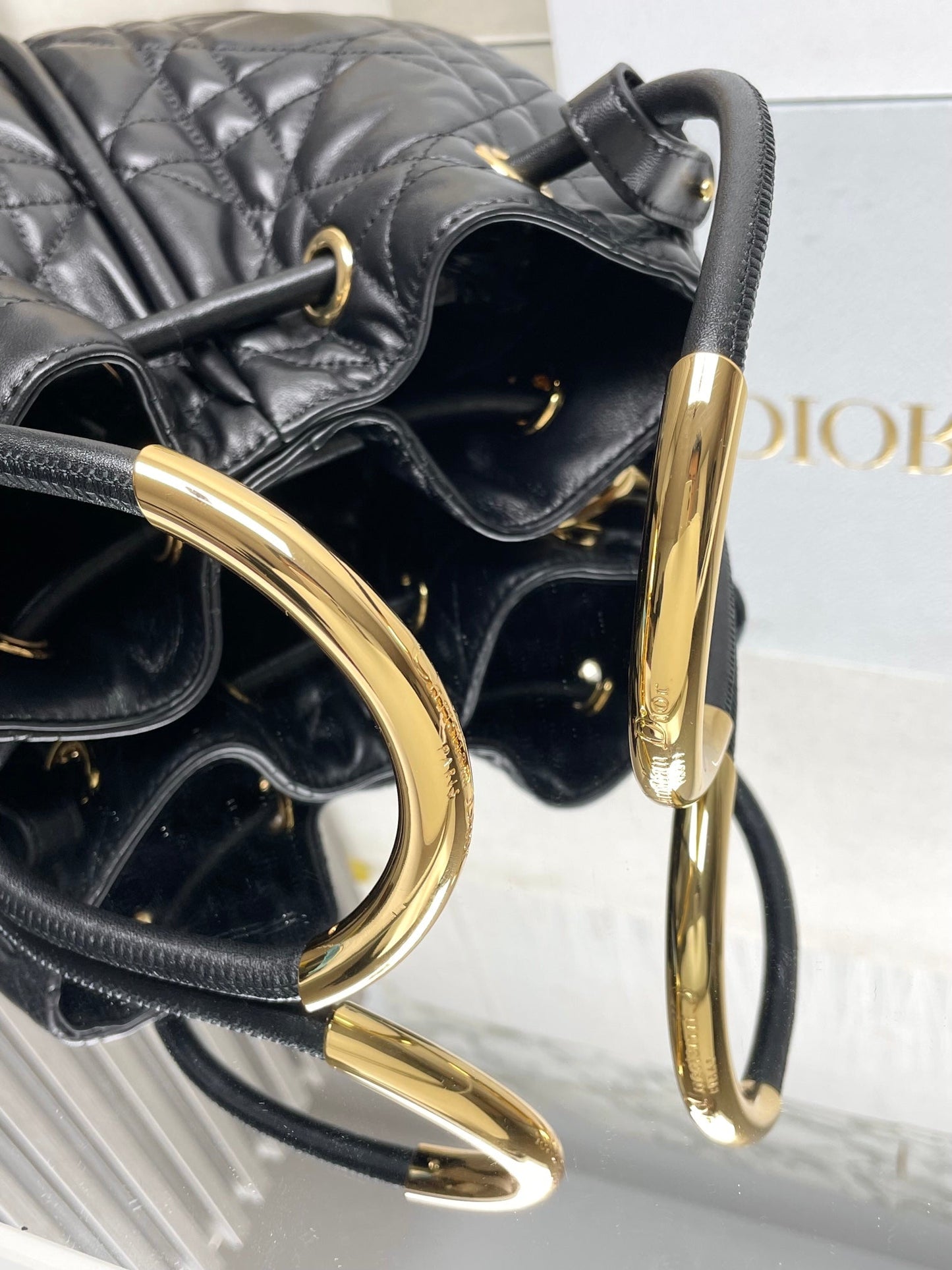 Medium Nolita Bag Black Macrocannage Lambskin