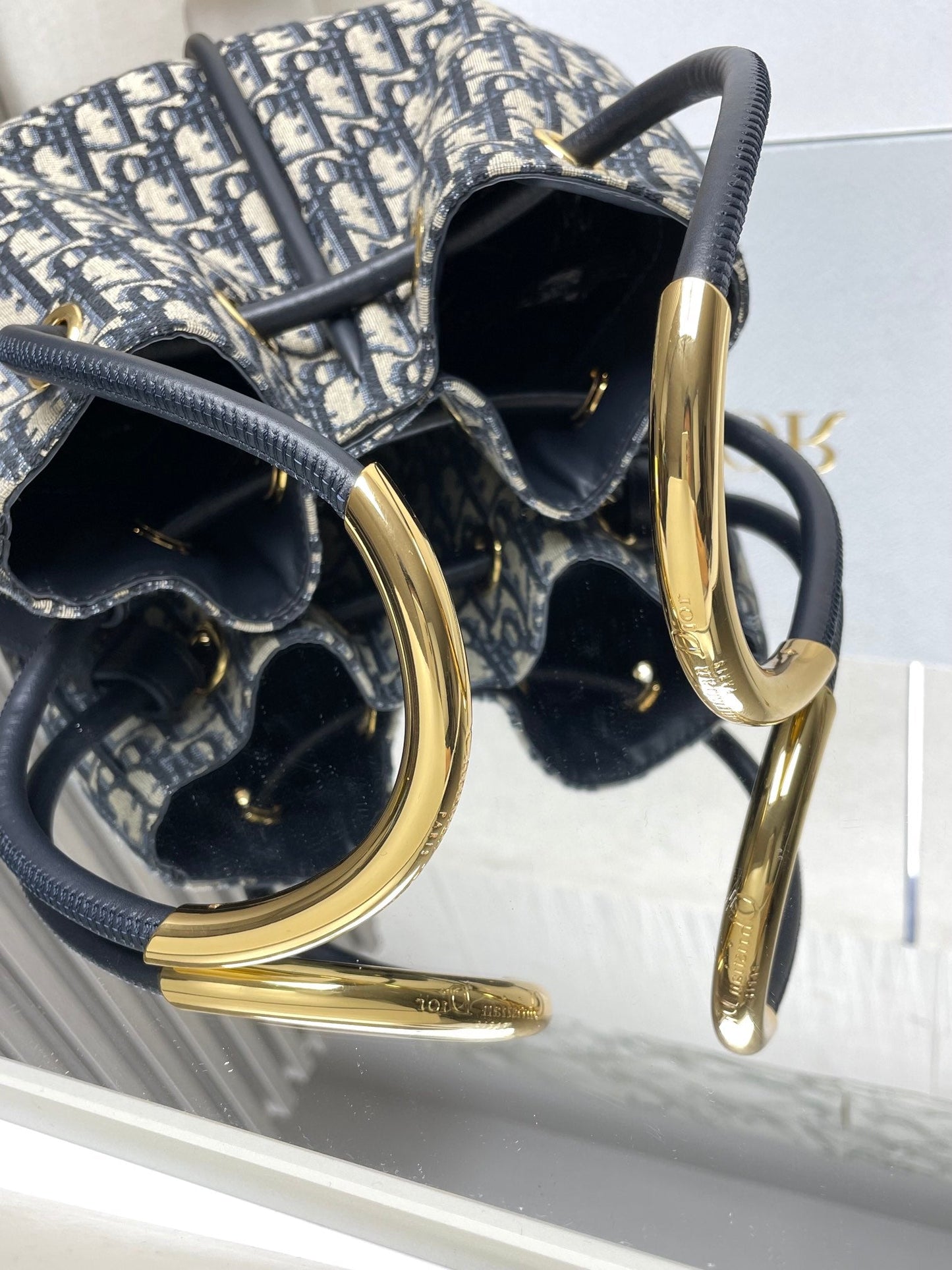 Medium / Large Nolita Bag Blue Dior Oblique Jacquard