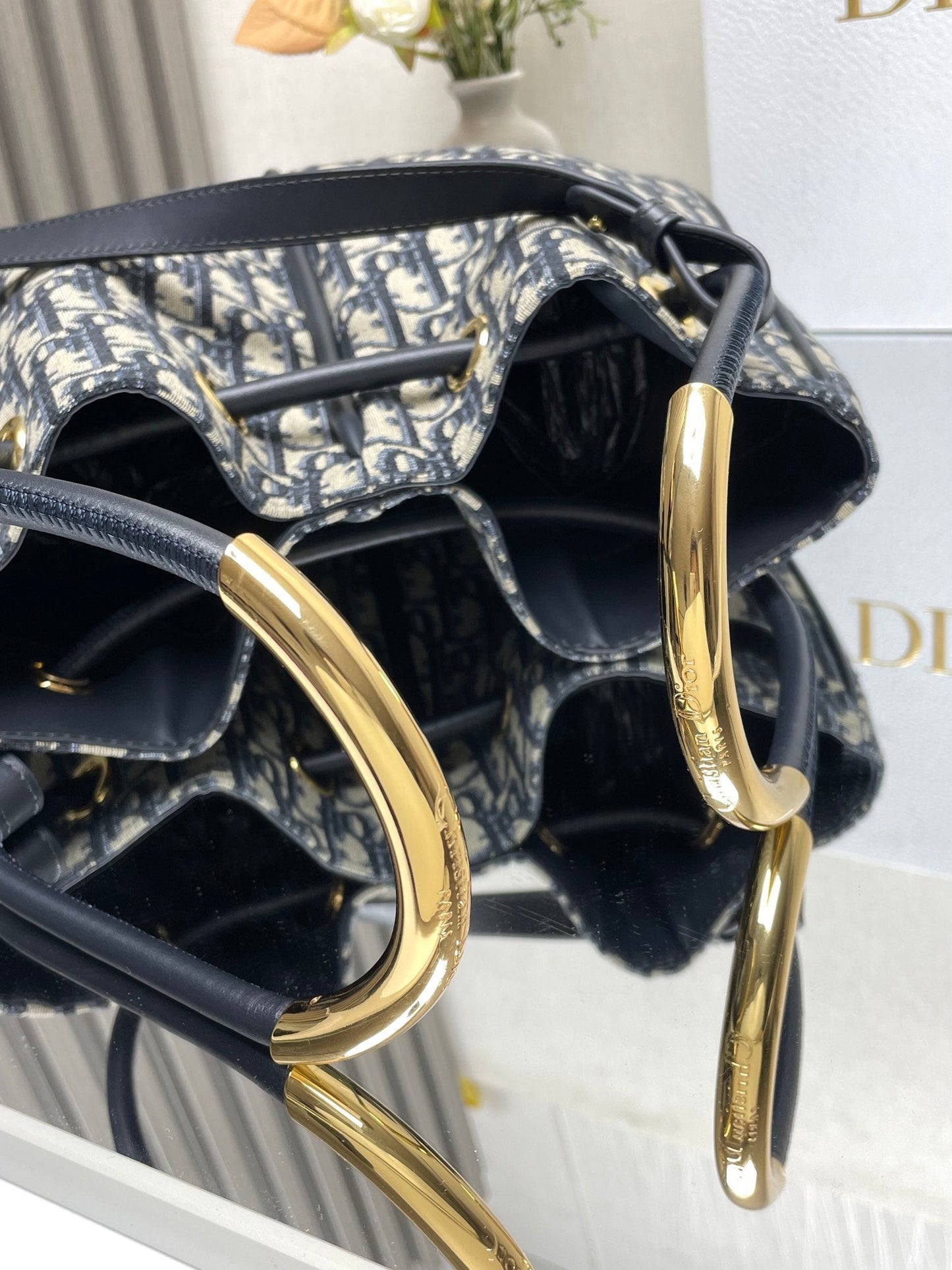 Medium / Large Nolita Bag Blue Dior Oblique Jacquard