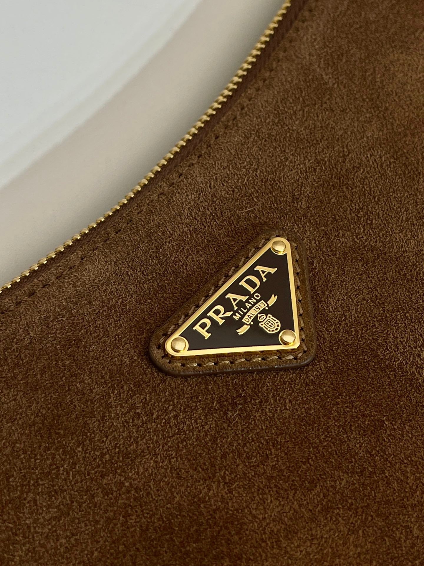 Aimée large leather shoulder bag Nubuck leather