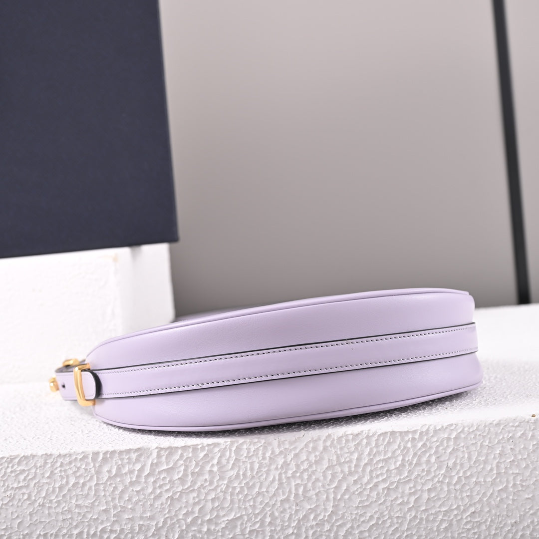 PArqué small leather shoulder bag
