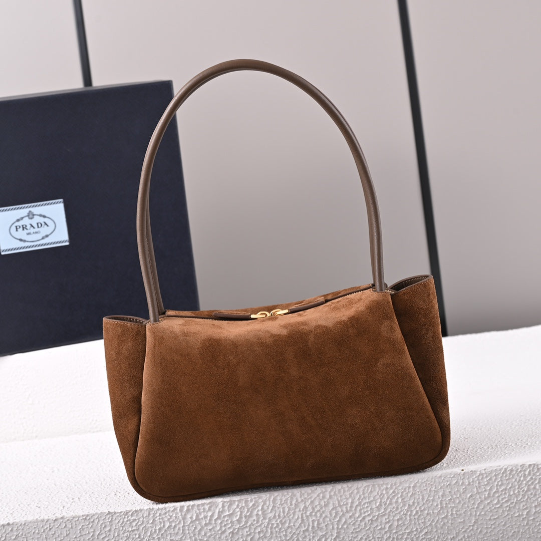 Medium Nubuck leather handbag