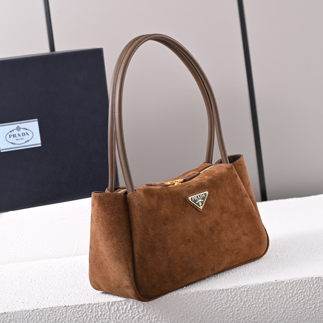Medium Nubuck leather handbag