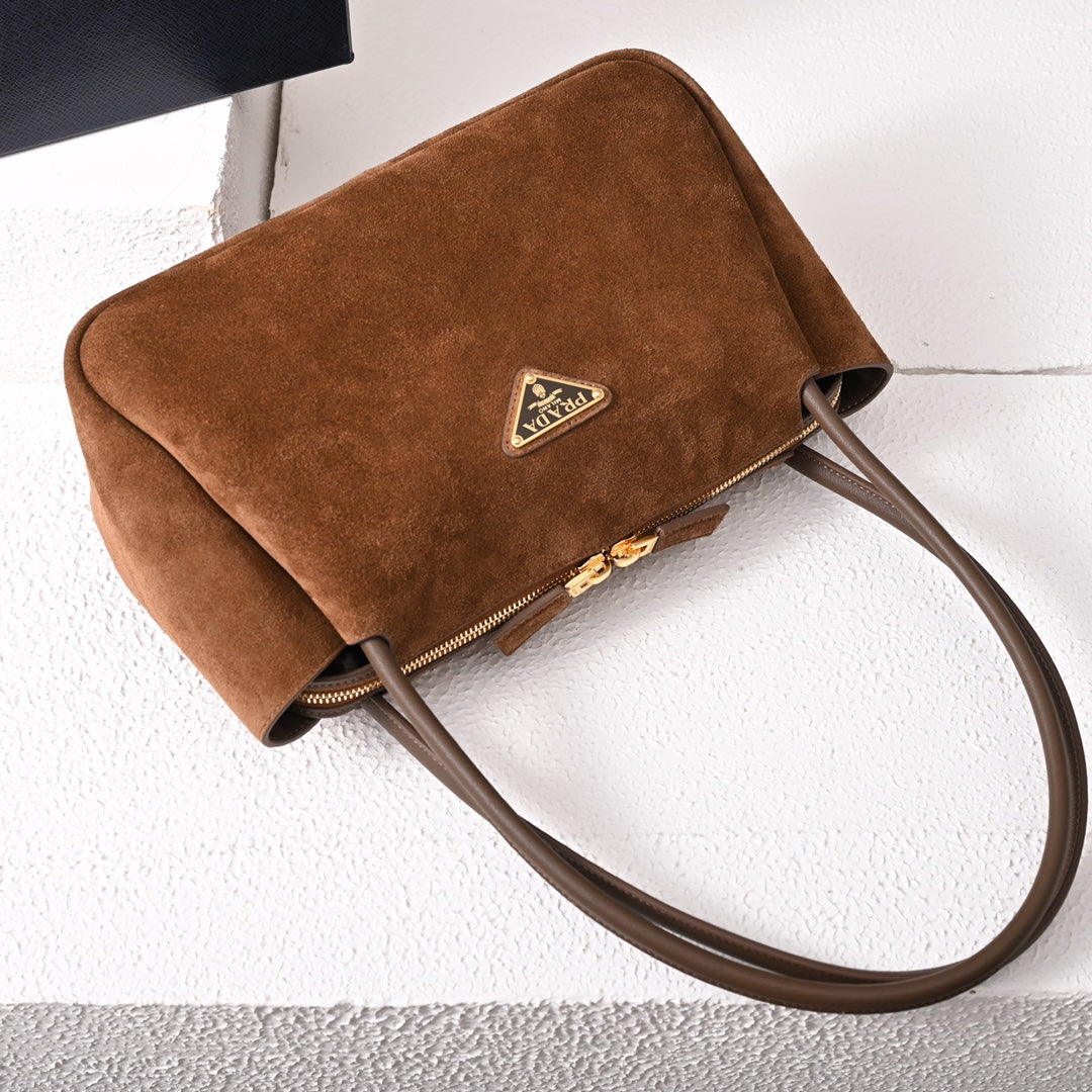 Medium Nubuck leather handbag