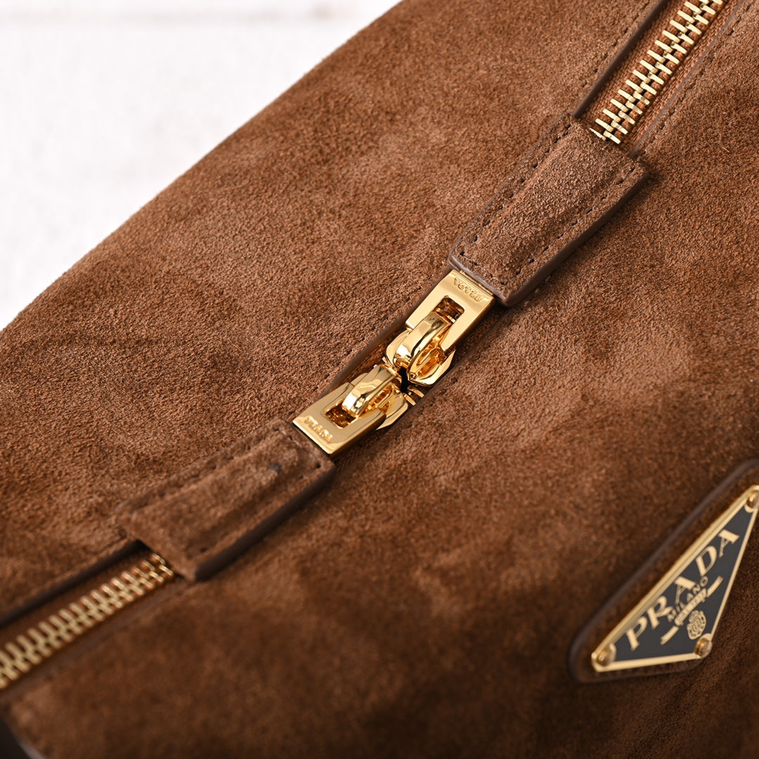 Medium Nubuck leather handbag
