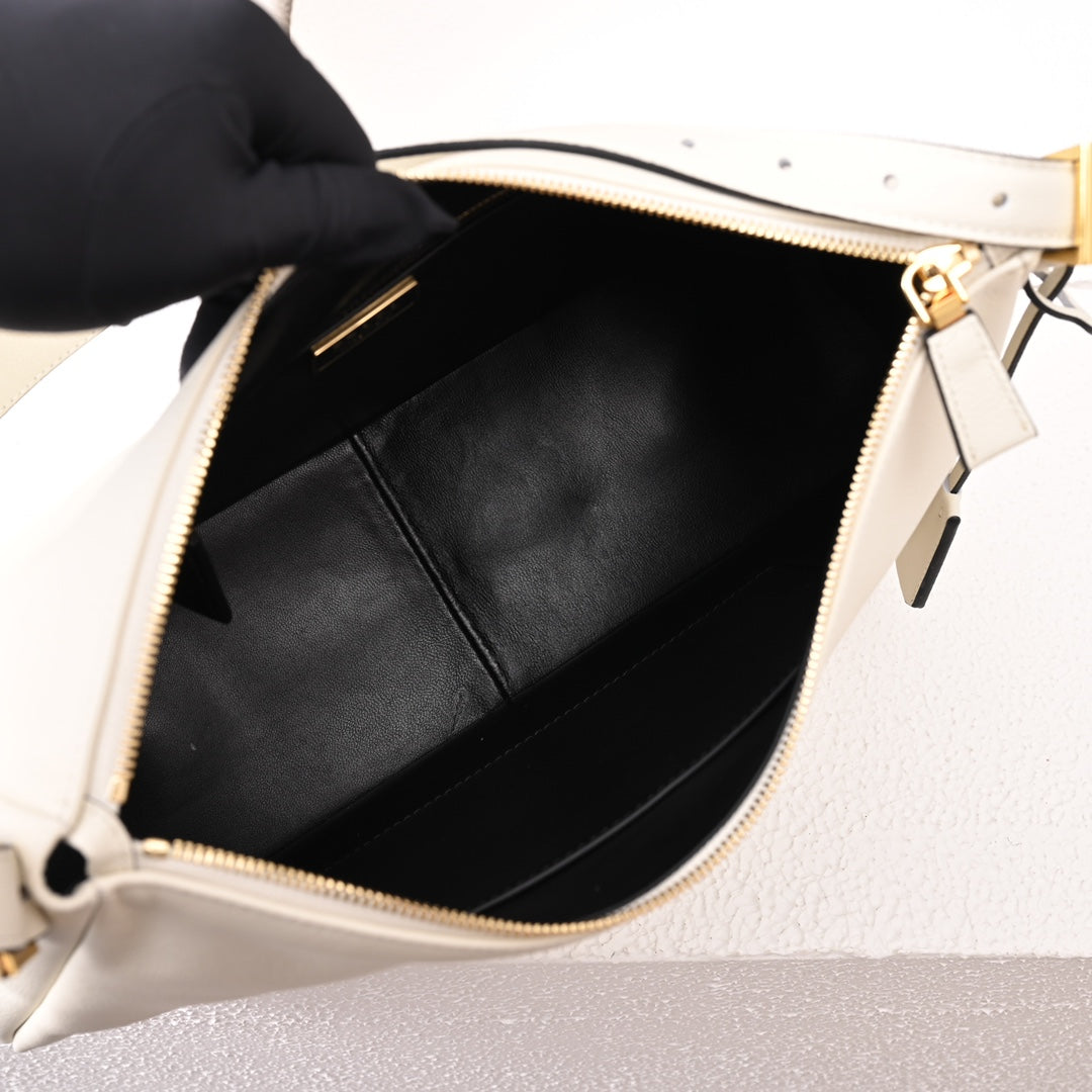Aimée large leather shoulder bag