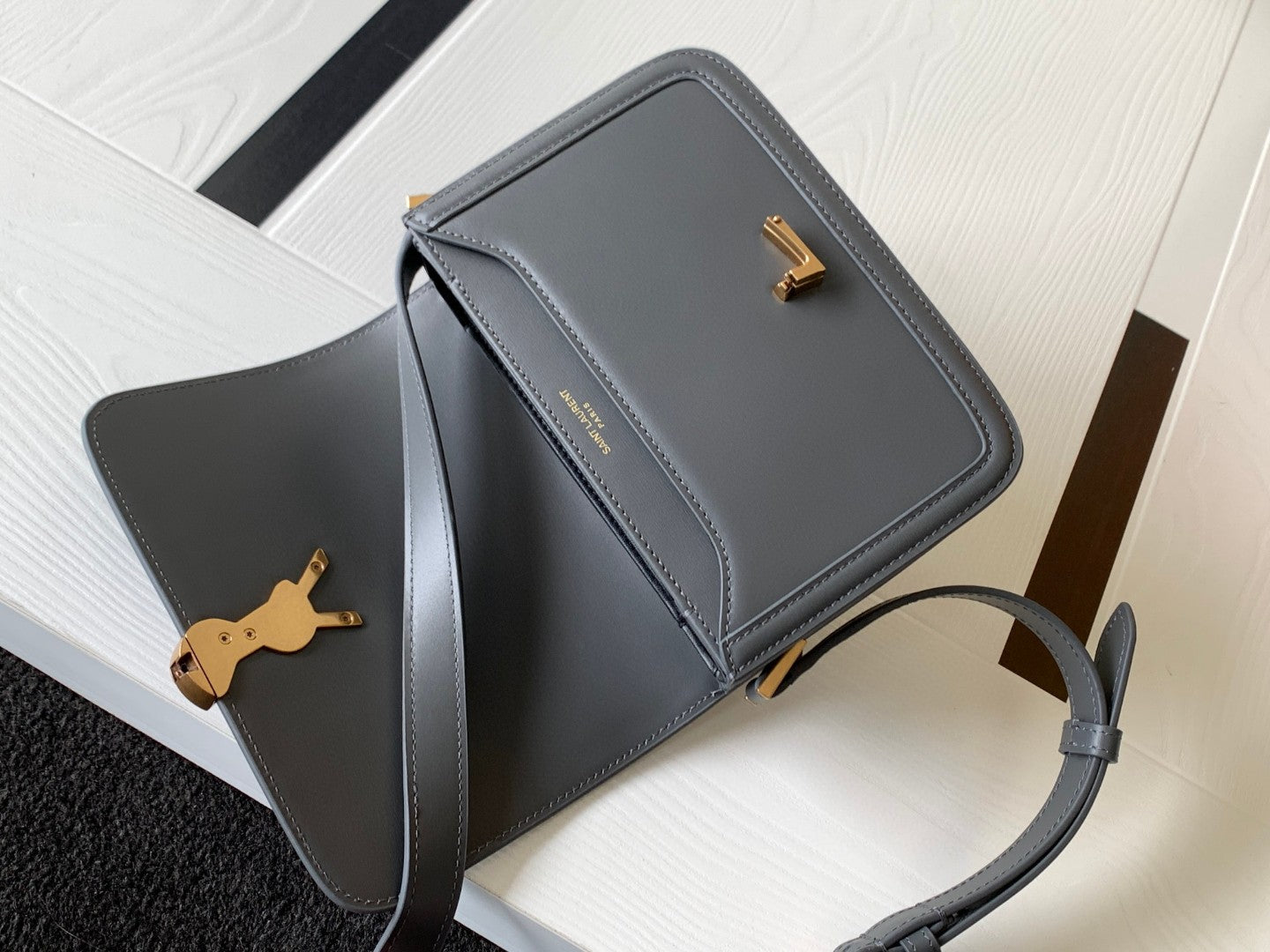 SOLFERINO SMALL SATCHEL IN BOX SAINT LAURENT