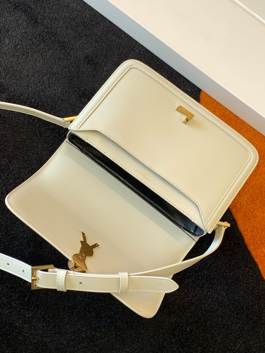 SOLFERINO MEDIUM SATCHEL IN BOX SAINT LAURENT