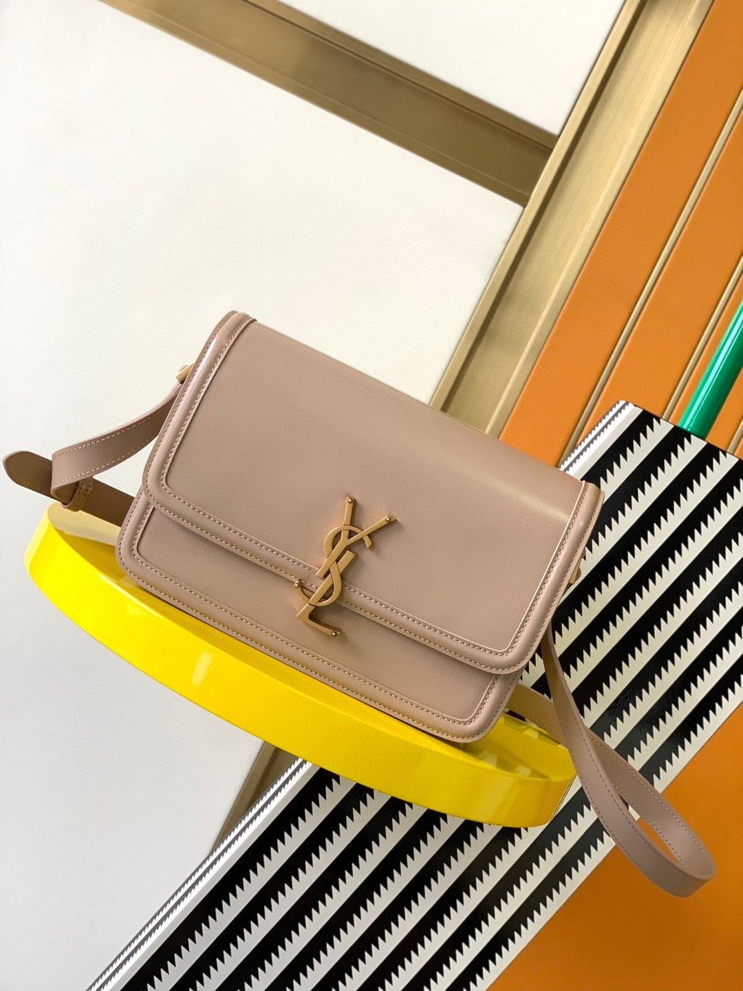 SOLFERINO MEDIUM SATCHEL IN BOX SAINT LAURENT