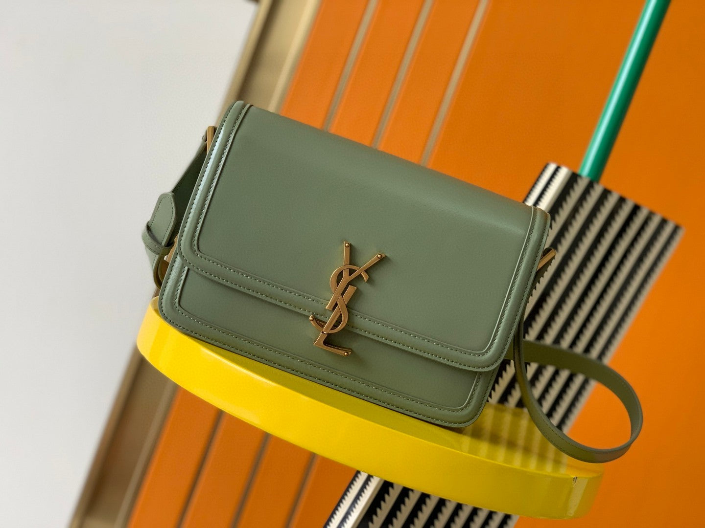 SOLFERINO MEDIUM SATCHEL IN BOX SAINT LAURENT