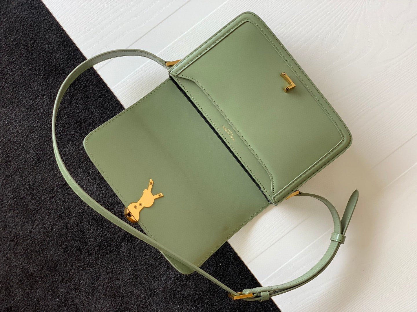 SOLFERINO MEDIUM SATCHEL IN BOX SAINT LAURENT