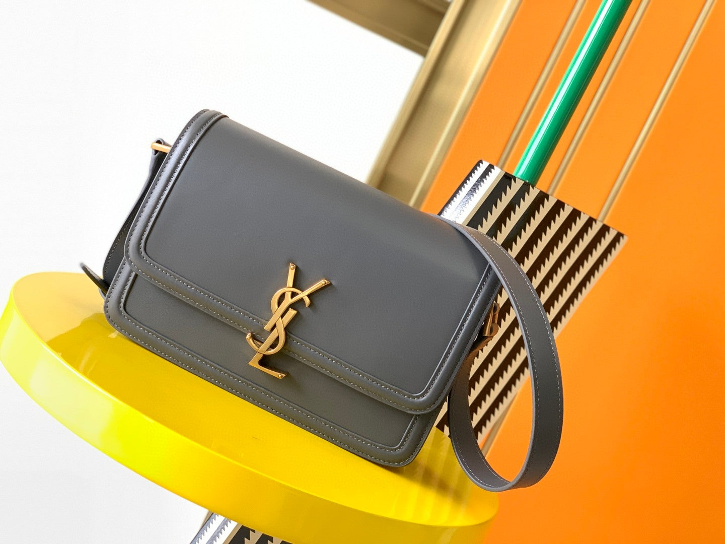 SOLFERINO MEDIUM SATCHEL IN BOX SAINT LAURENT