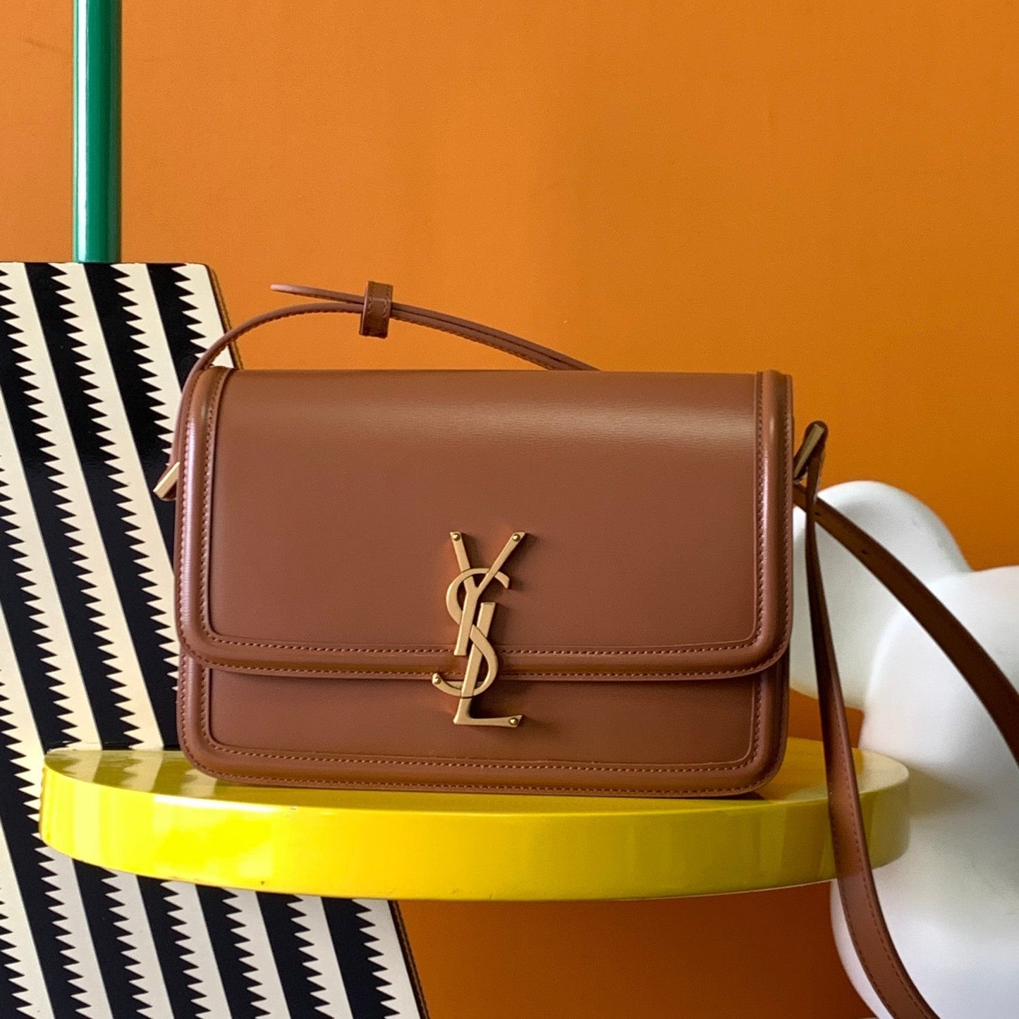 SOLFERINO MEDIUM SATCHEL IN BOX SAINT LAURENT