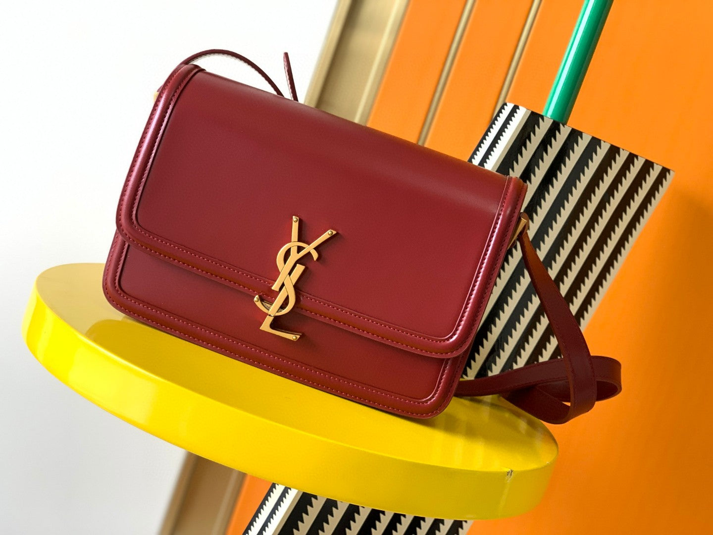 SOLFERINO MEDIUM SATCHEL IN BOX SAINT LAURENT