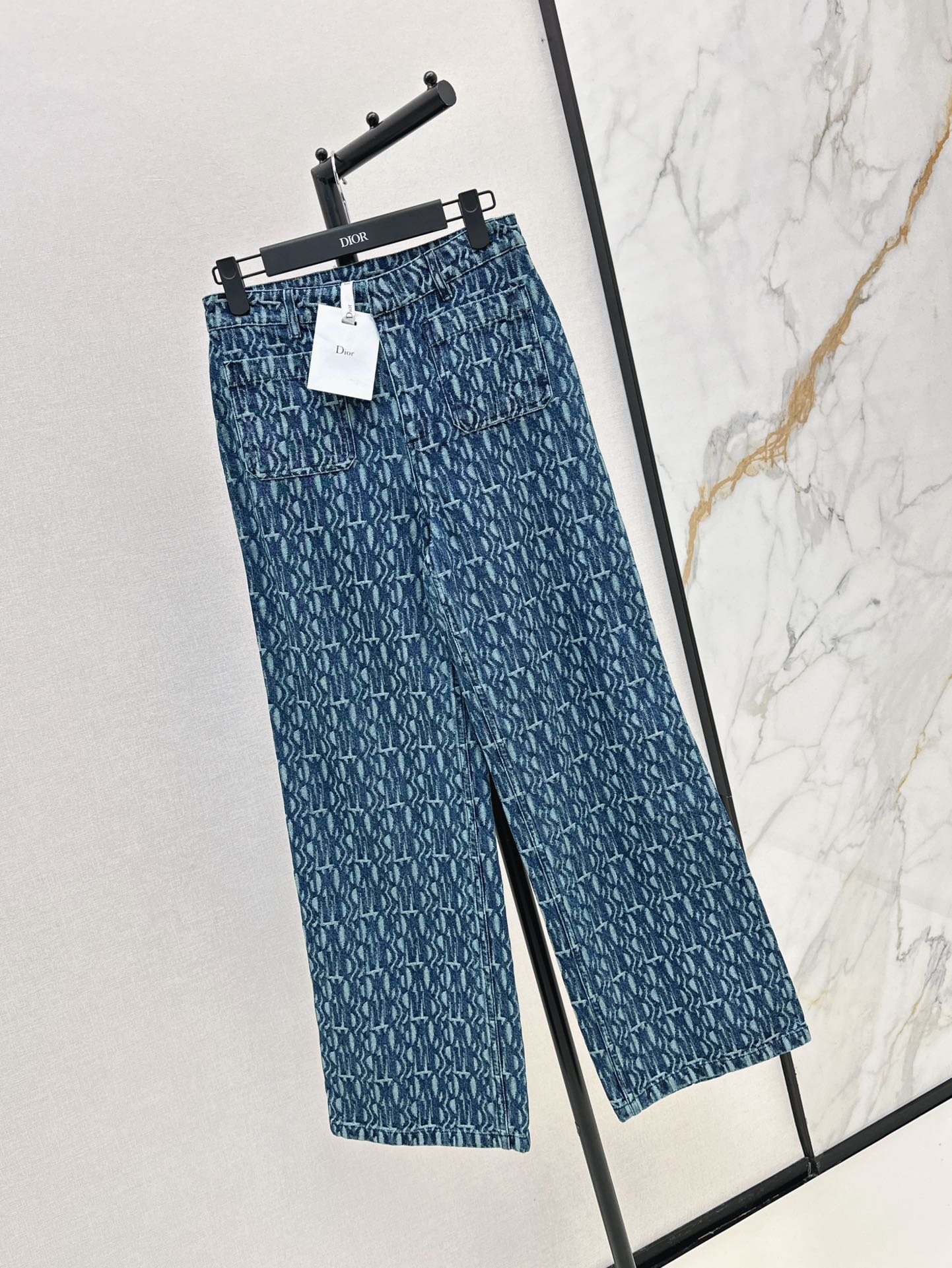 D 24fw miss jacquard jeans