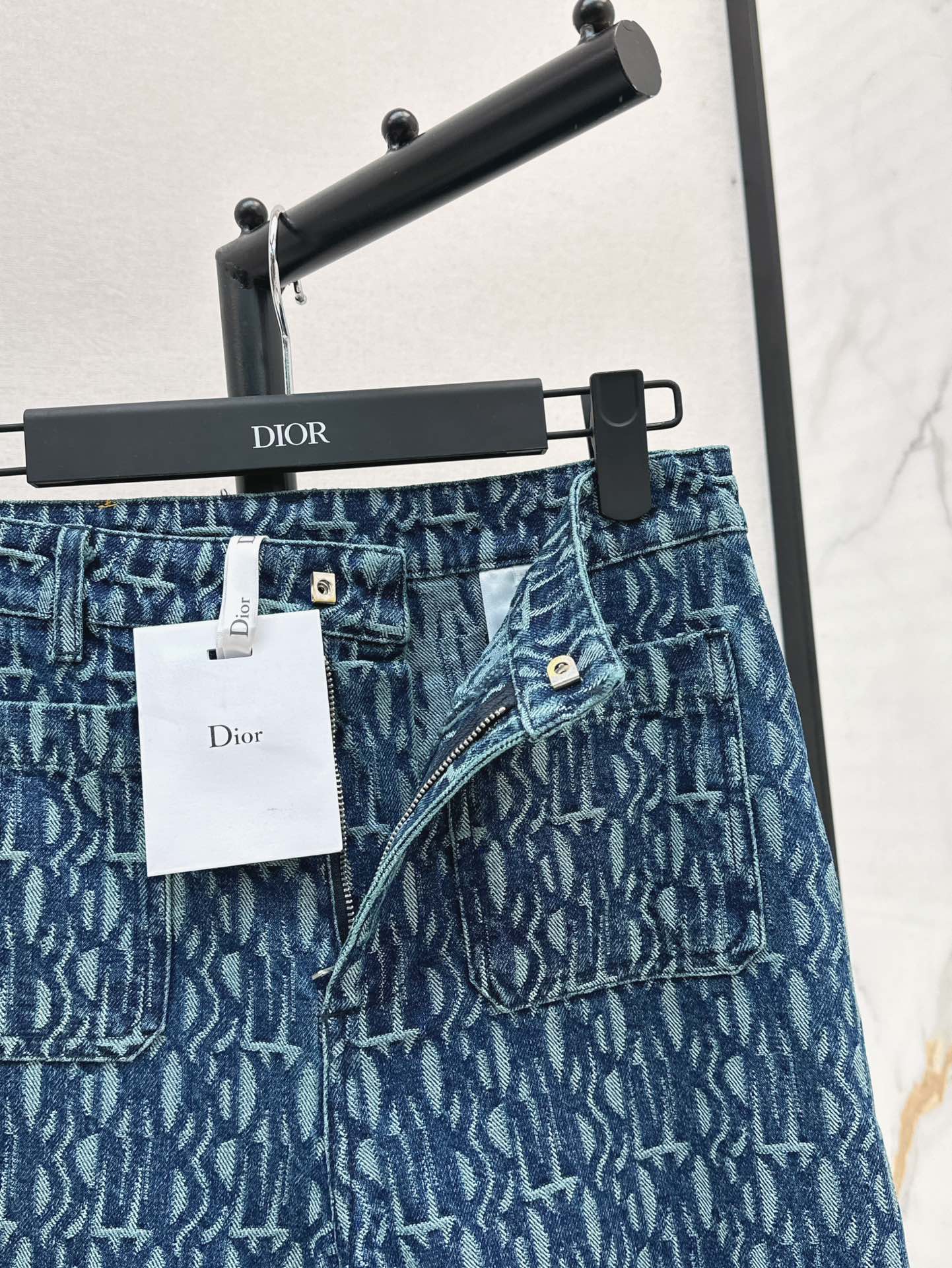 D 24fw miss jacquard jeans